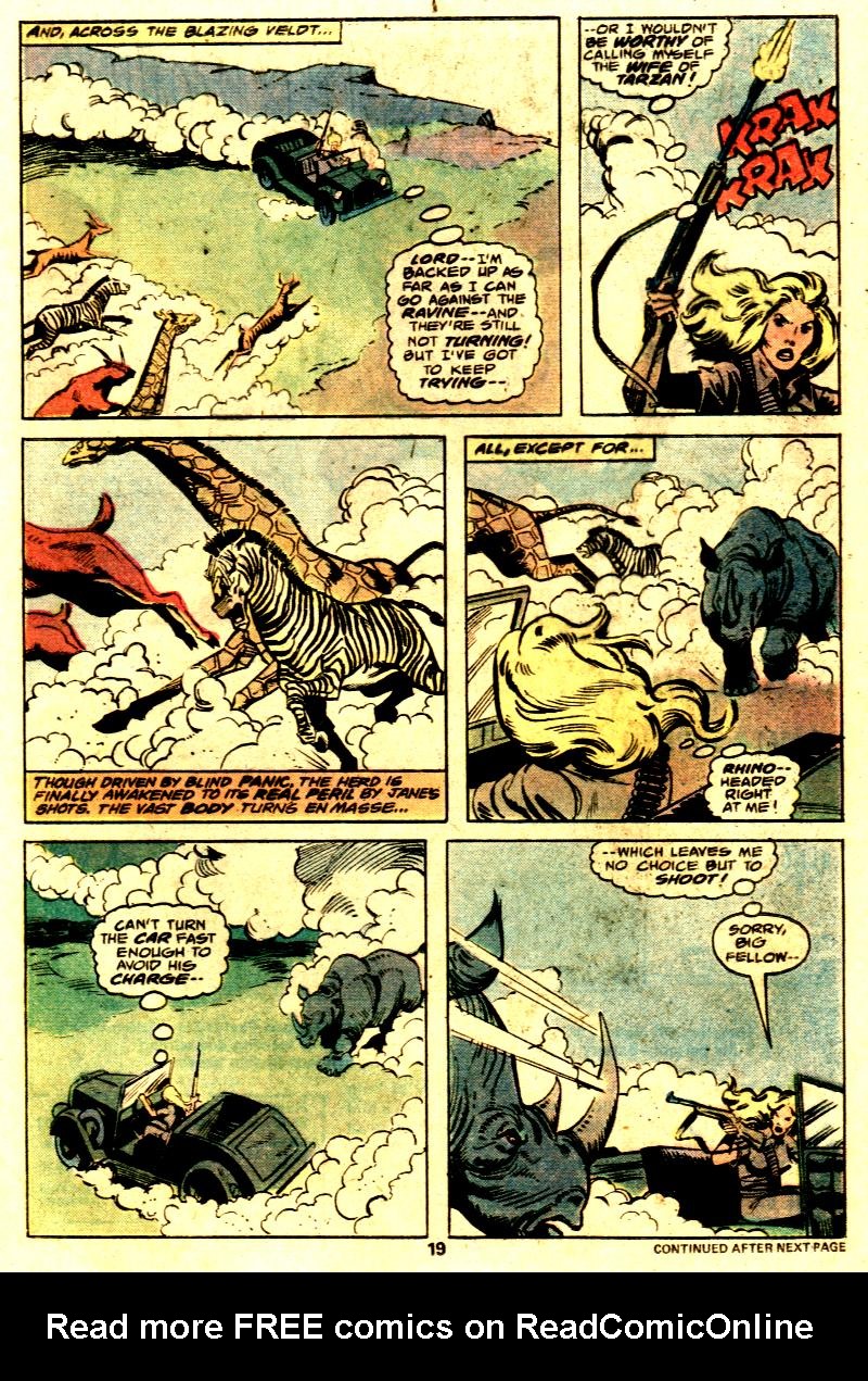 Read online Tarzan (1977) comic -  Issue #24 - 13