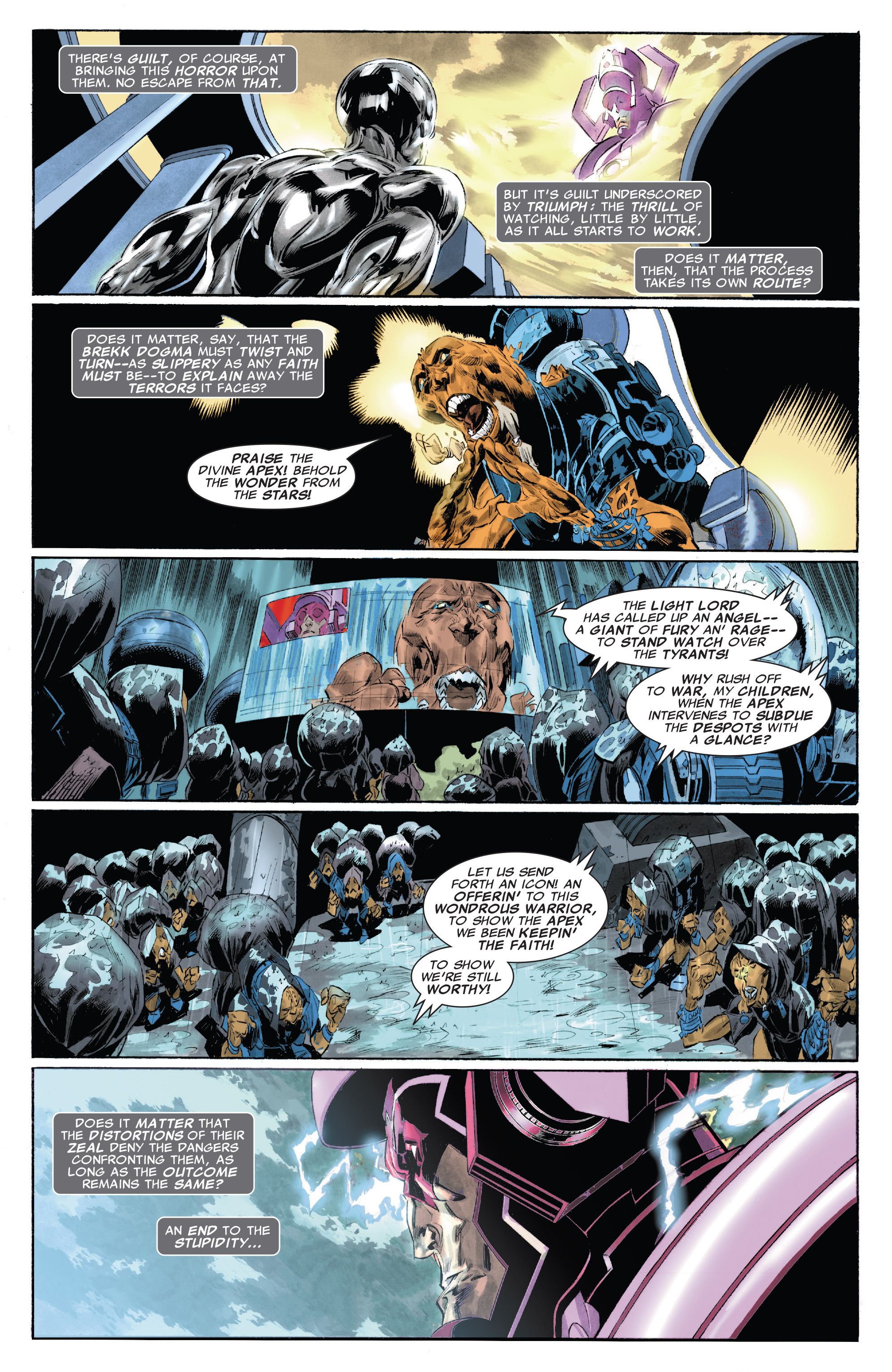 Read online Silver Surfer: In Thy Name comic -  Issue #4 - 8