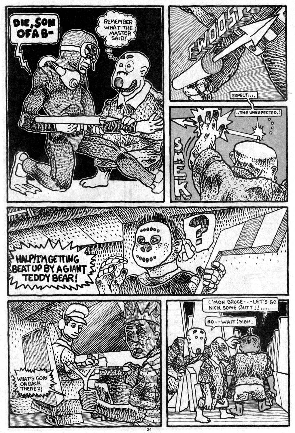 Read online Adolescent Radioactive Black Belt Hamsters comic -  Issue #1 - 24