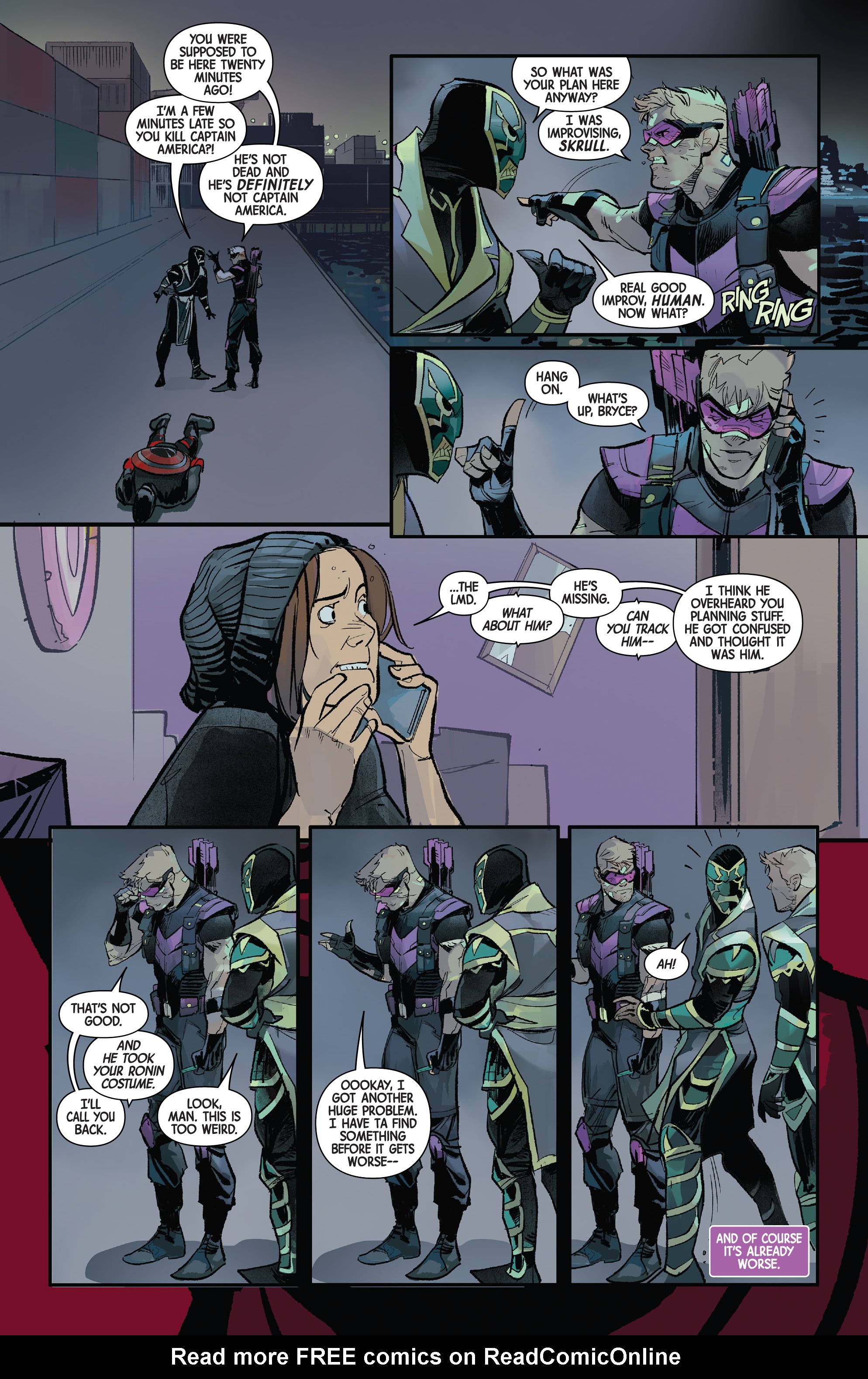 Read online Hawkeye: Freefall comic -  Issue #4 - 17