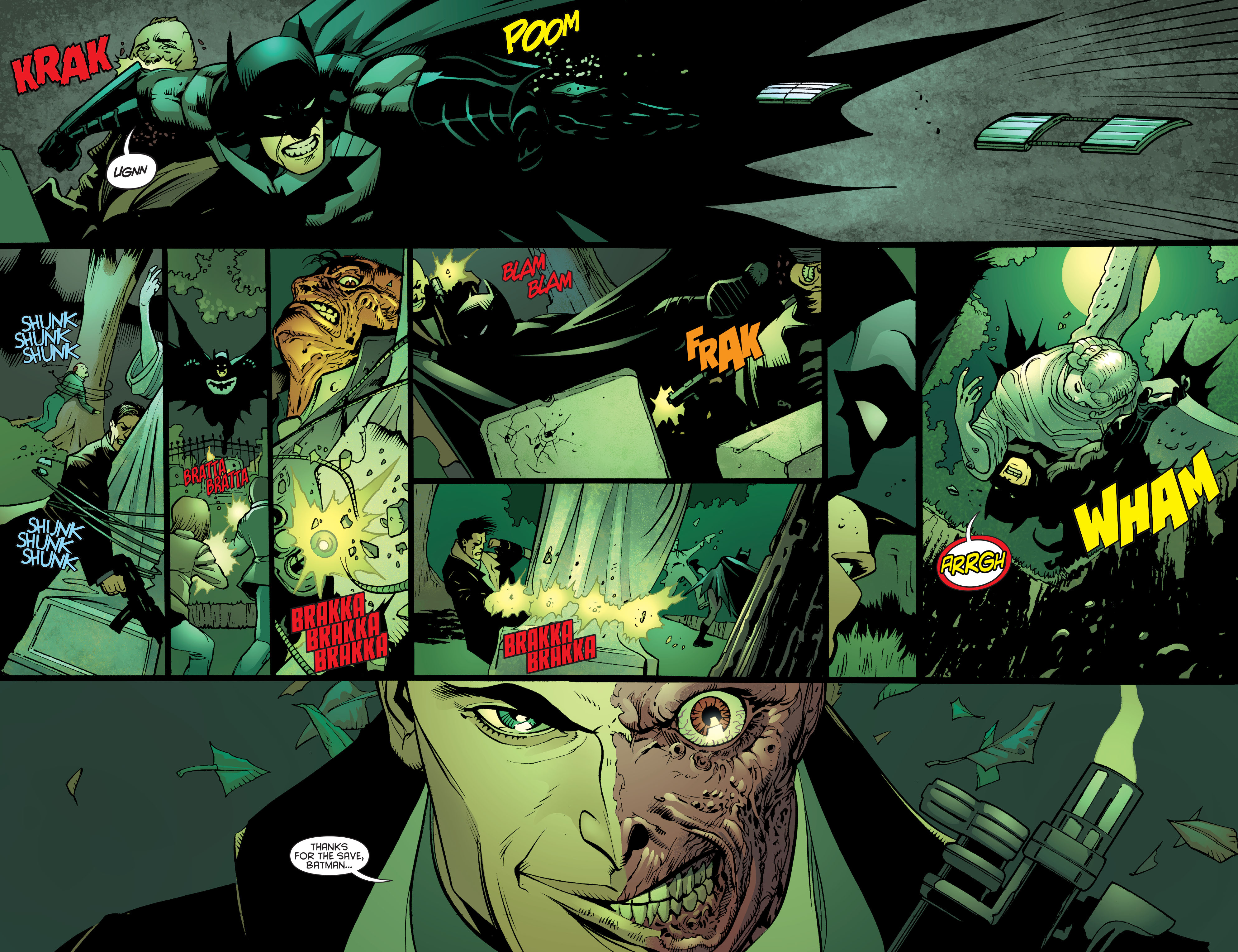 Read online Batman and Robin (2011) comic -  Issue #26 - Batman and Two-Face - 18