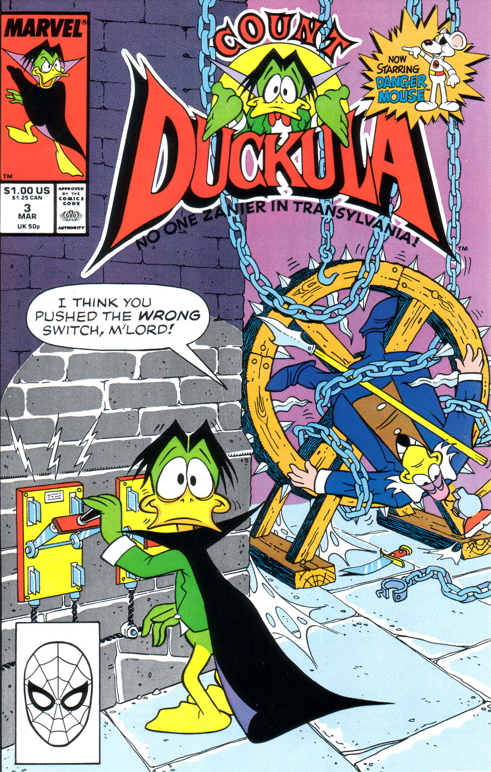 Read online Count Duckula comic -  Issue #3 - 1