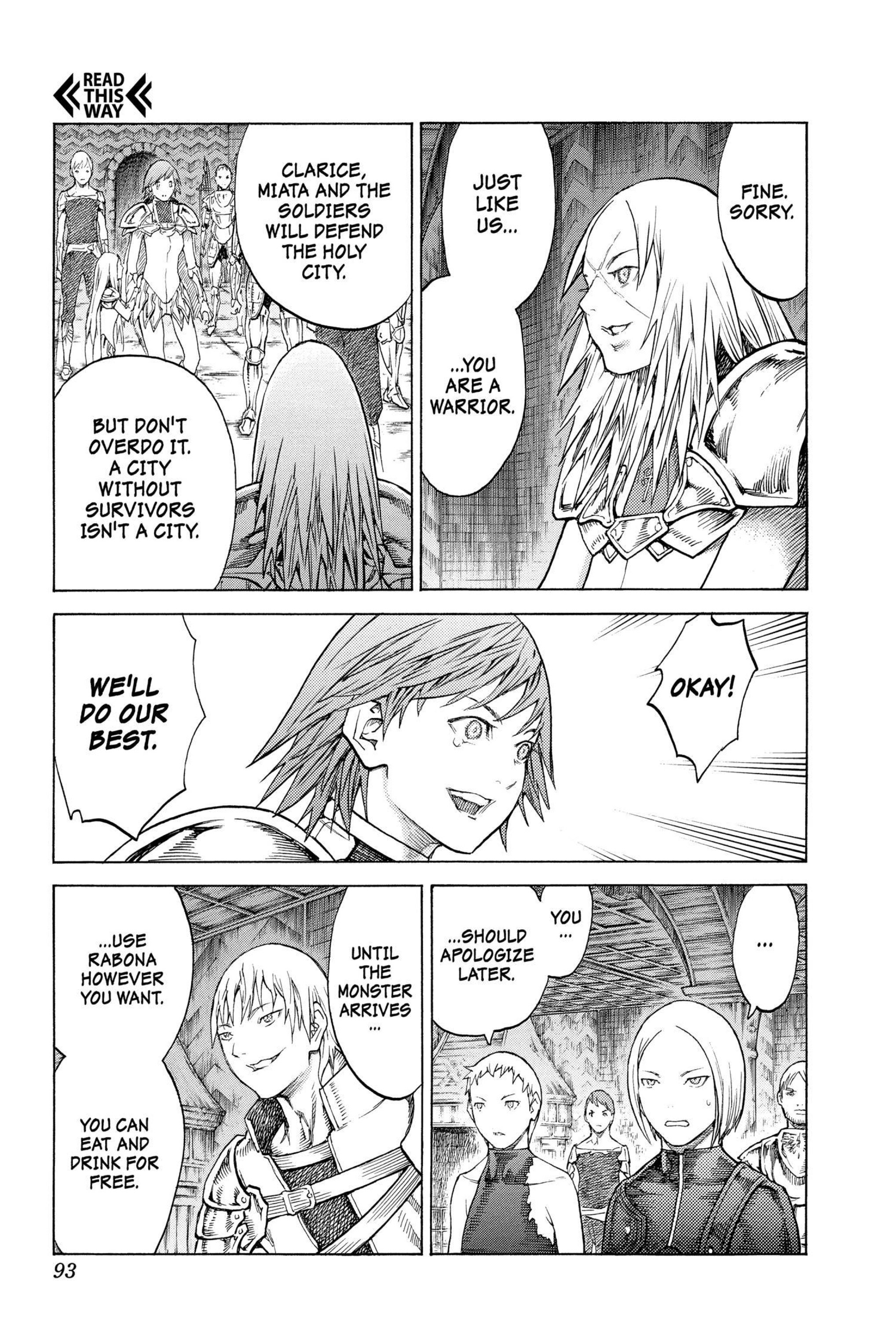 Read online Claymore comic -  Issue #23 - 86