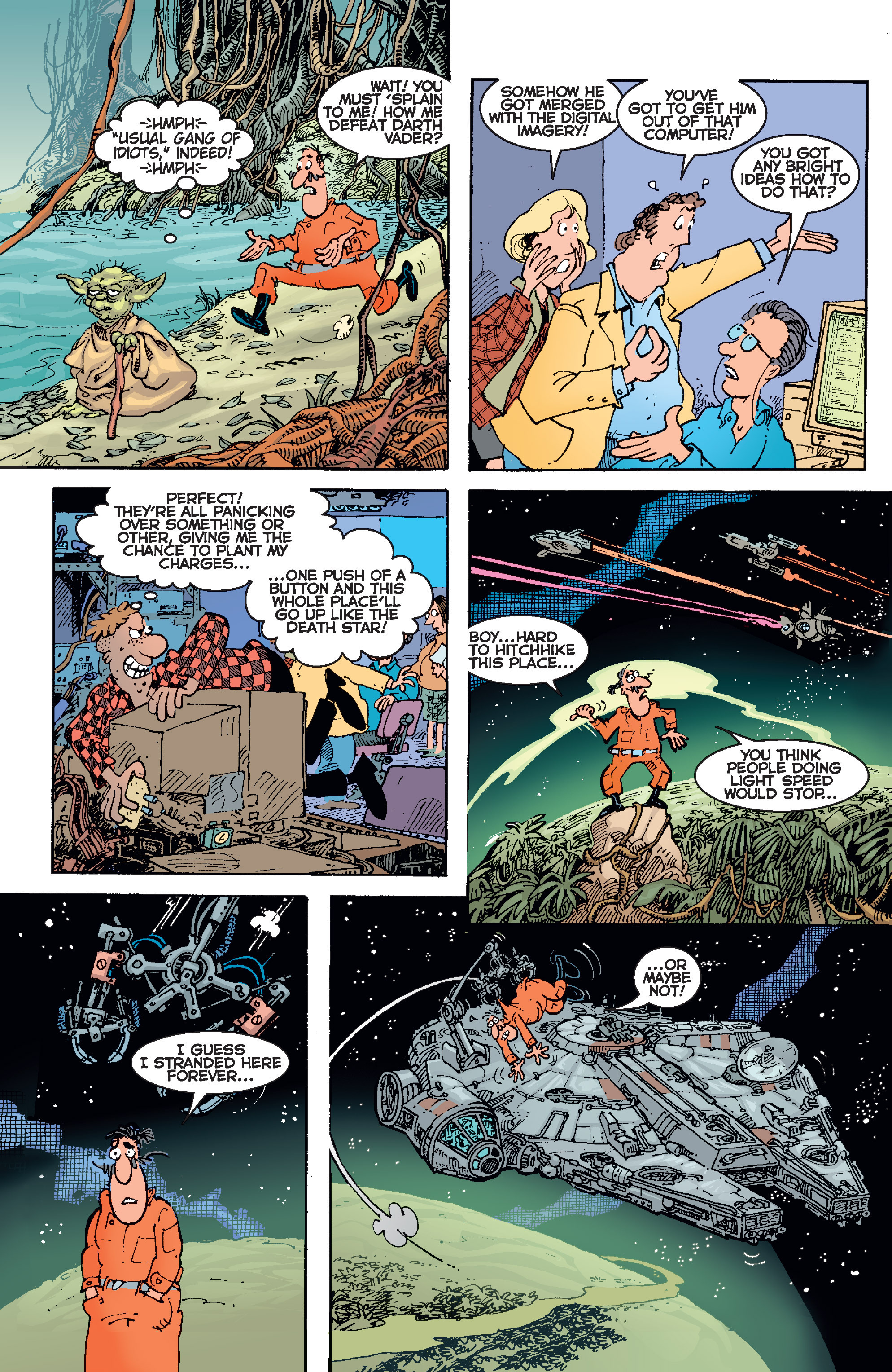 Read online Sergio Aragonés Stomps Star Wars comic -  Issue # Full - 16