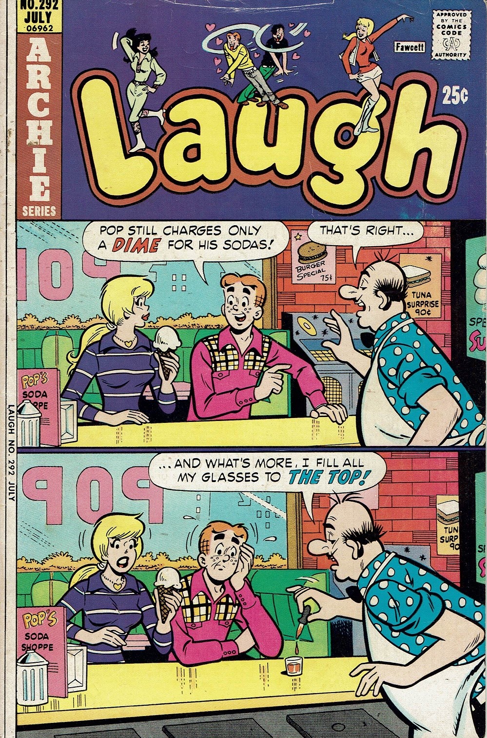 Read online Laugh (Comics) comic -  Issue #292 - 1