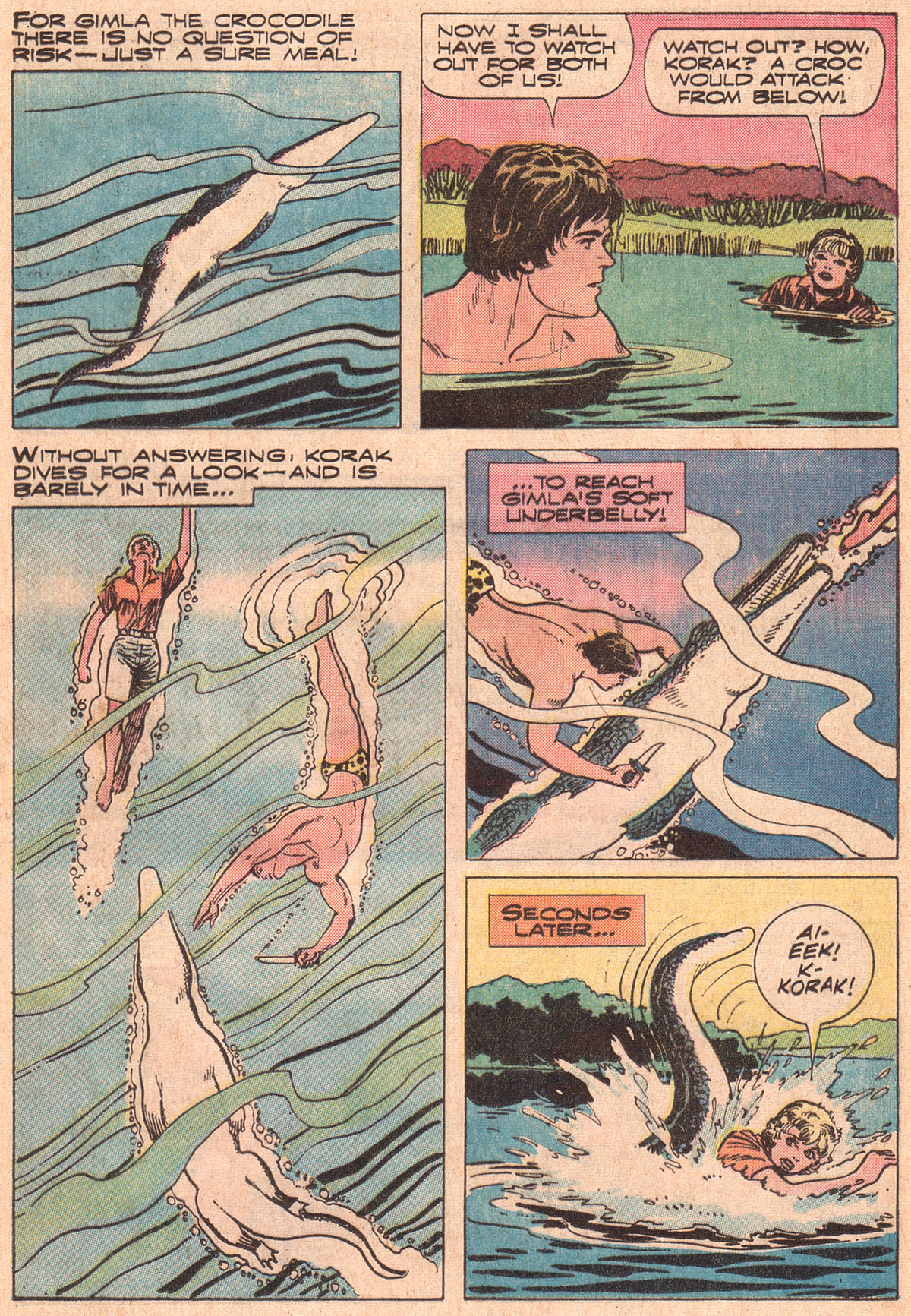 Read online Korak, Son of Tarzan (1964) comic -  Issue #43 - 24