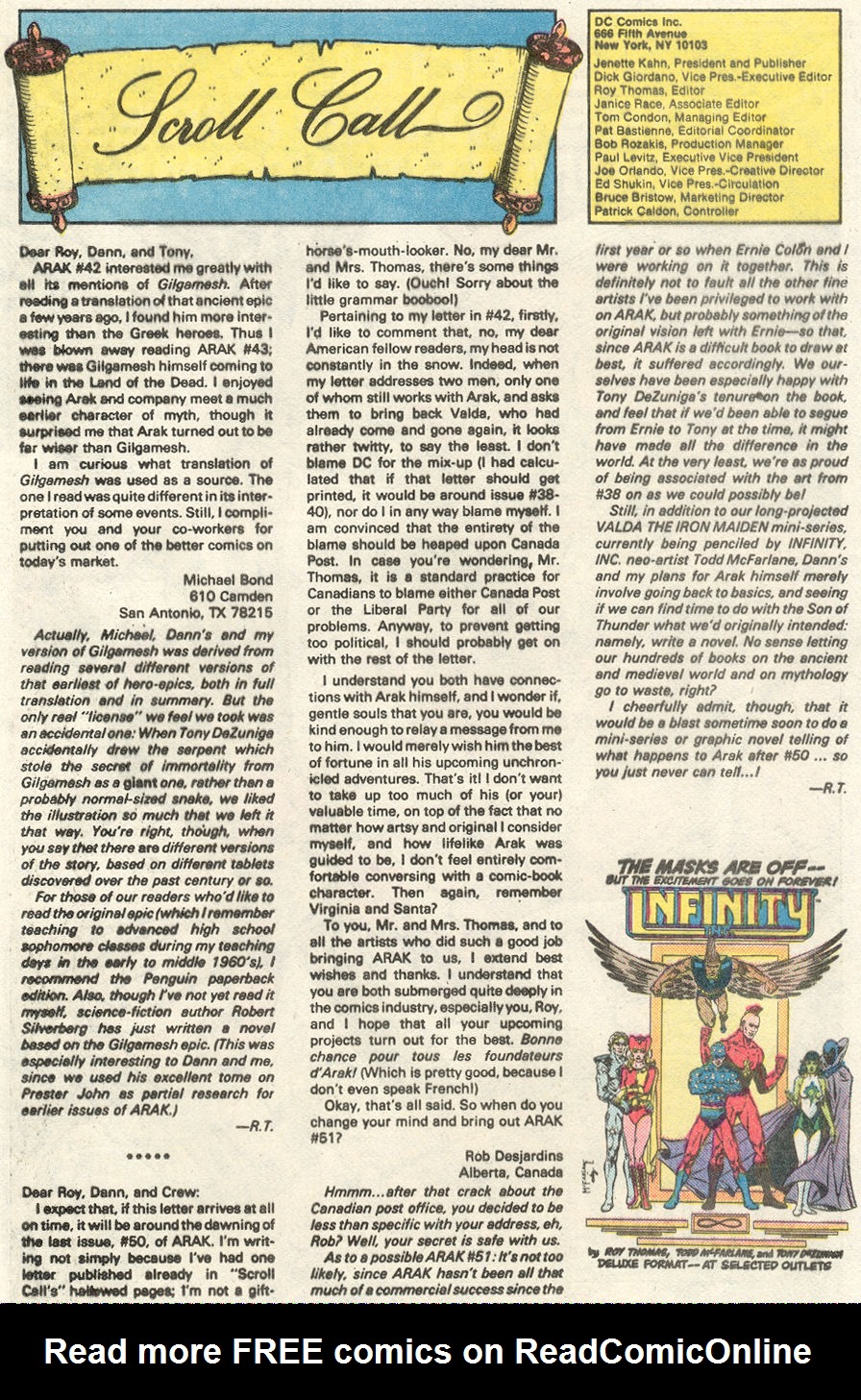Read online Arak Son of Thunder comic -  Issue #47 - 24