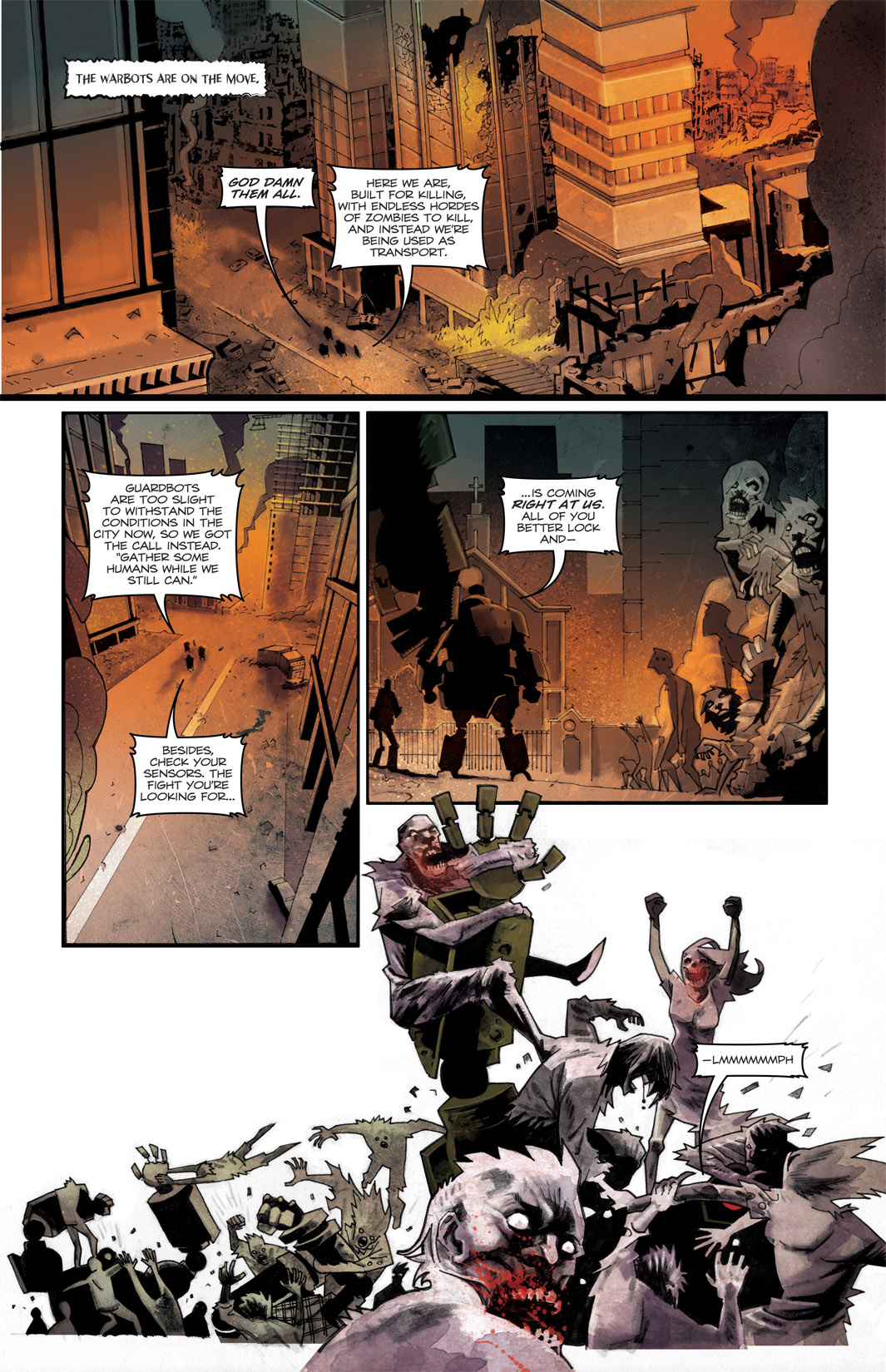 Read online Zombies vs Robots: Undercity comic -  Issue #1 - 10