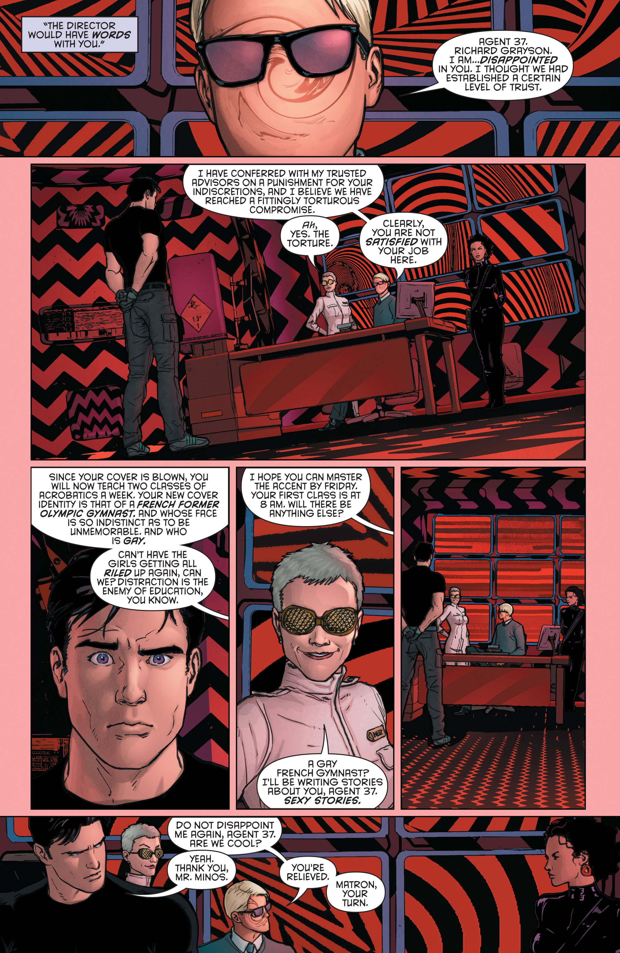 Read online Grayson comic -  Issue #4 - 16
