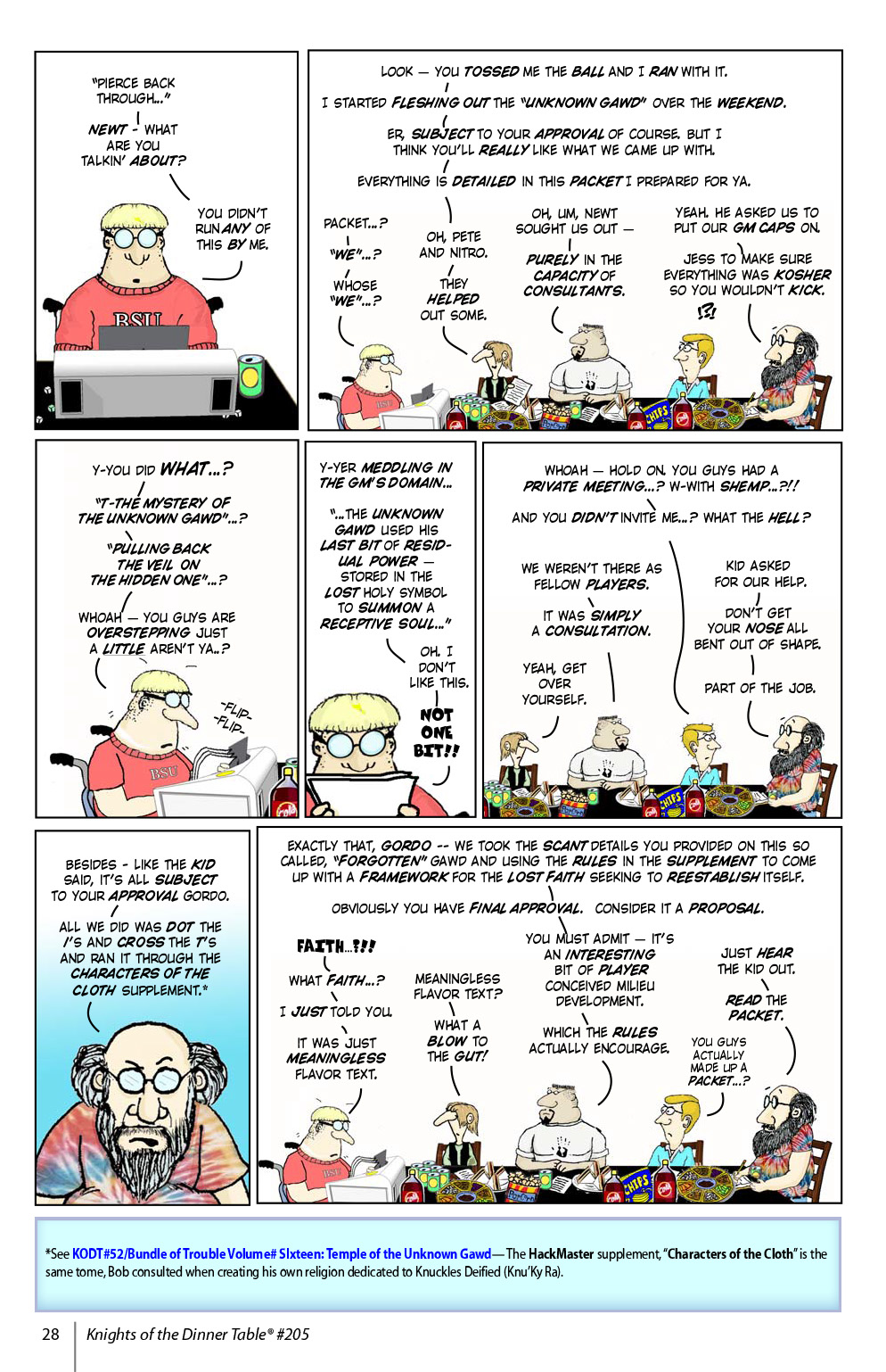 Read online Knights of the Dinner Table comic -  Issue #205 - 30