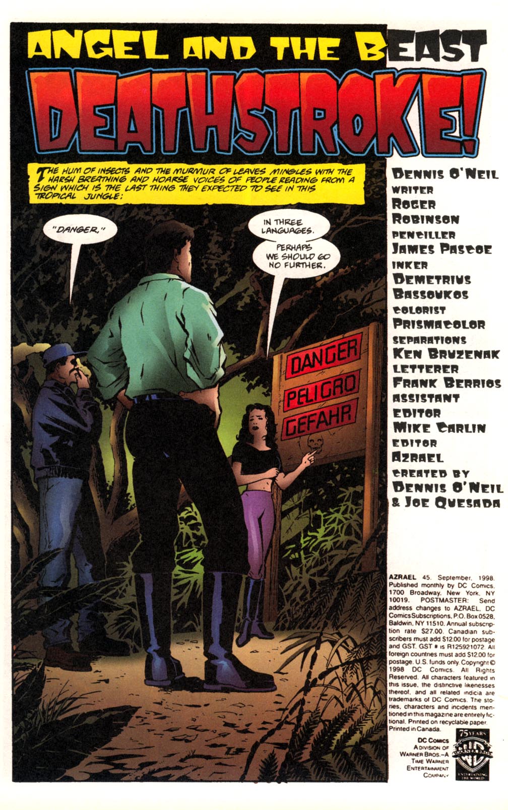 Read online Azrael (1995) comic -  Issue #45 - 2