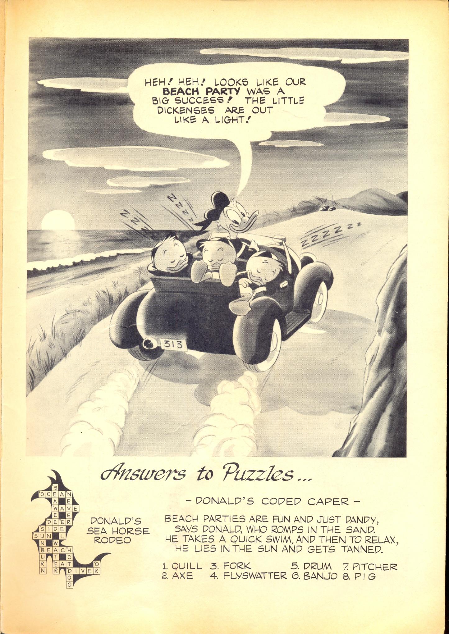 Read online Donald Duck Beach Party comic -  Issue #1 - 99