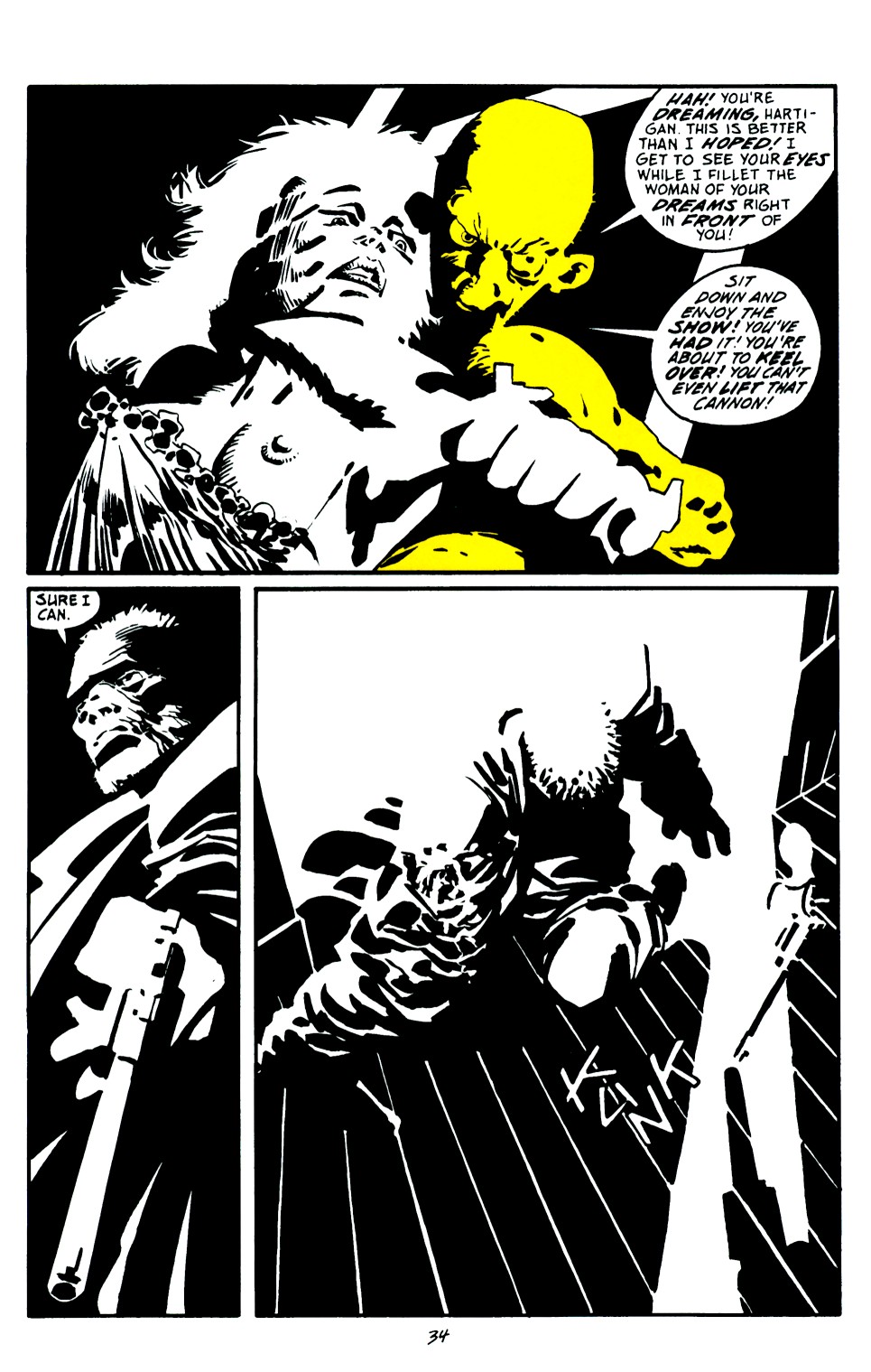 Read online Sin City: That Yellow Bastard comic -  Issue #6 - 34