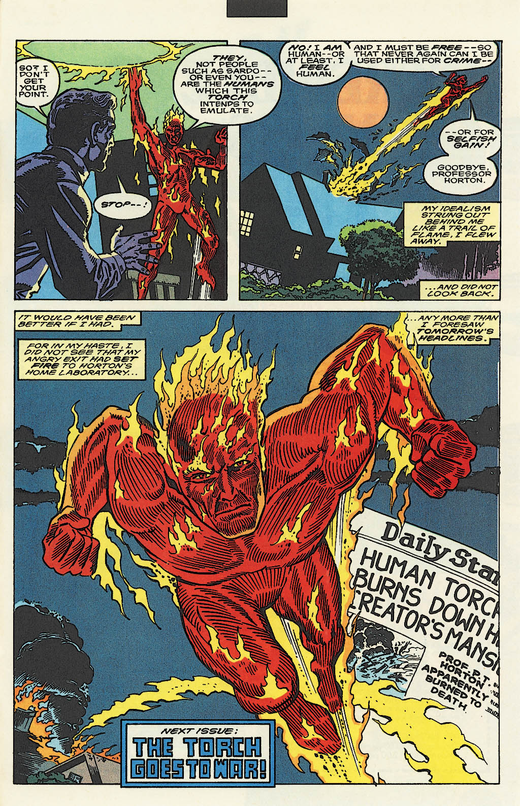 Read online The Saga of the Original Human Torch comic -  Issue #1 - 24