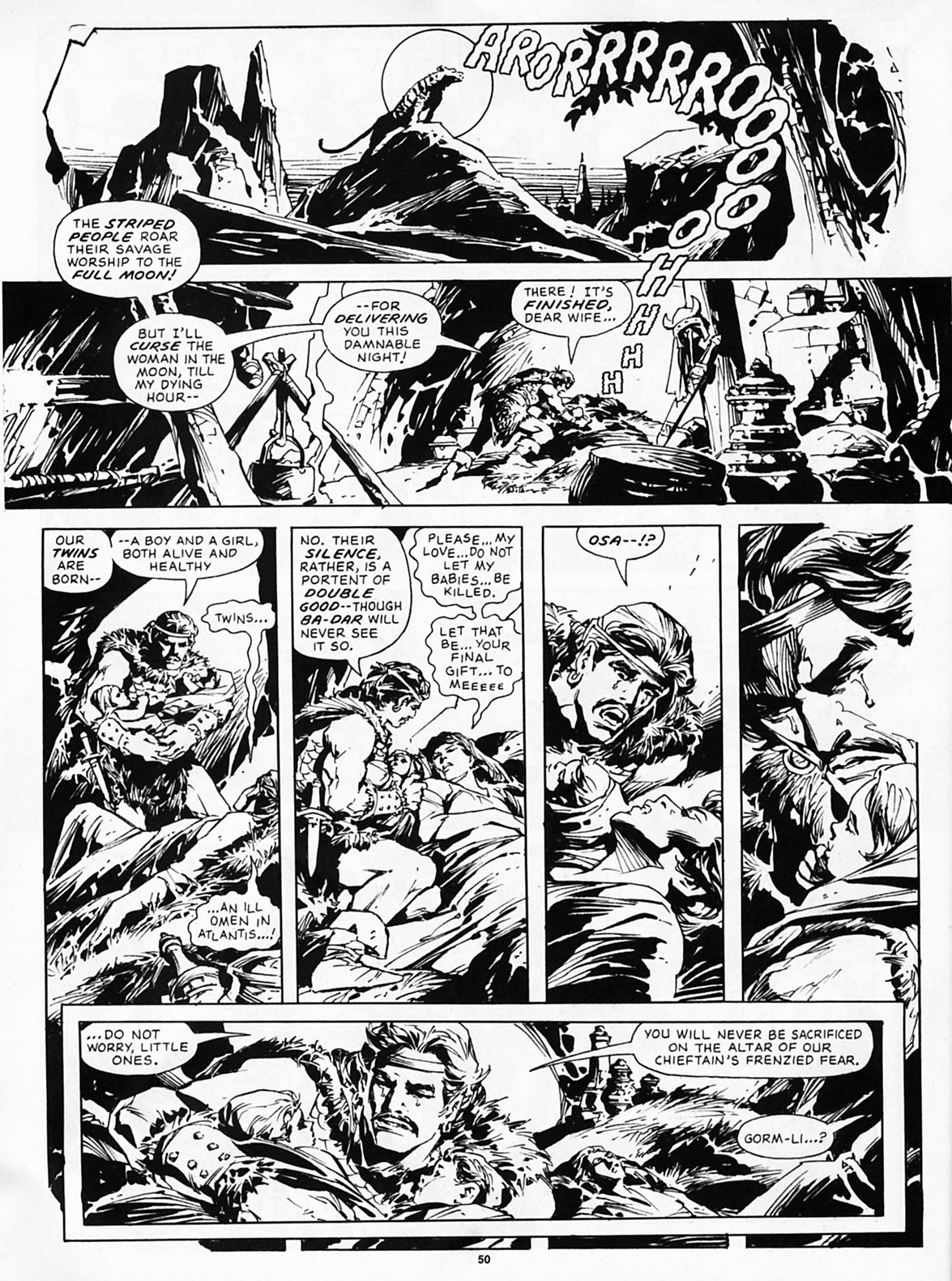 Read online The Savage Sword Of Conan comic -  Issue #190 - 52