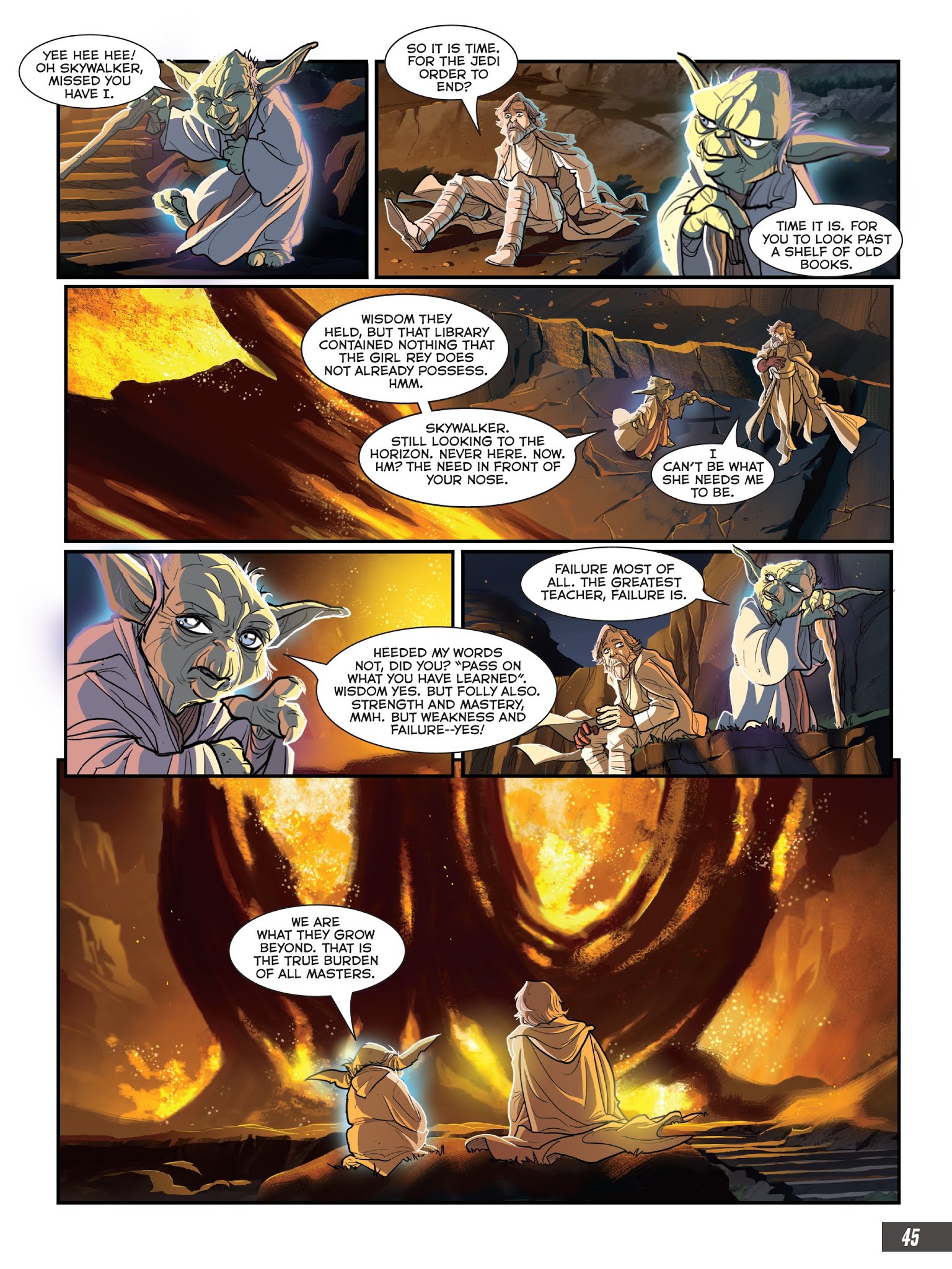 Read online Star Wars: The Last Jedi Graphic Novel Adaptation comic -  Issue # TPB - 47