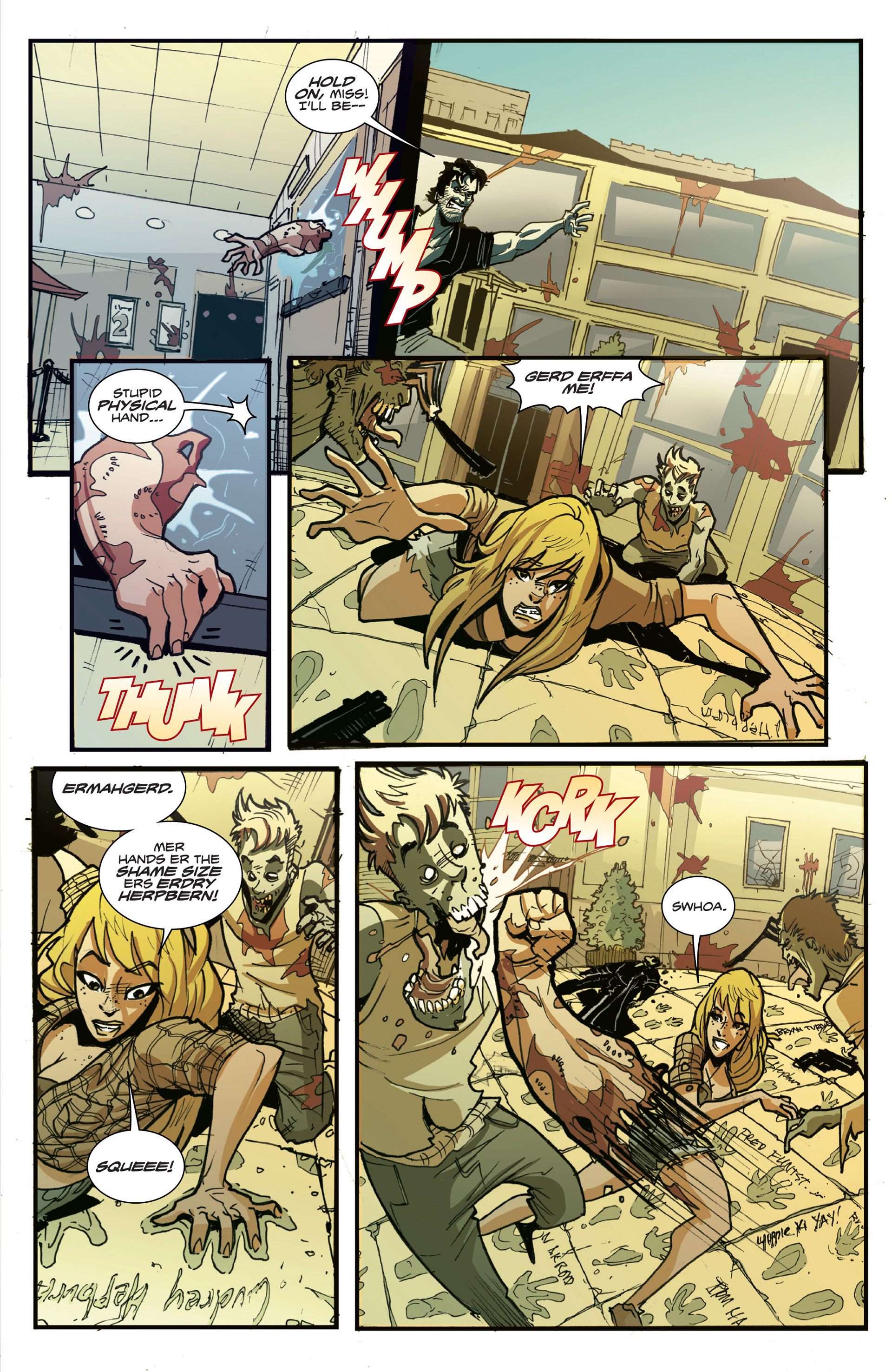 Read online Fanboys vs. Zombies comic -  Issue #17 - 7