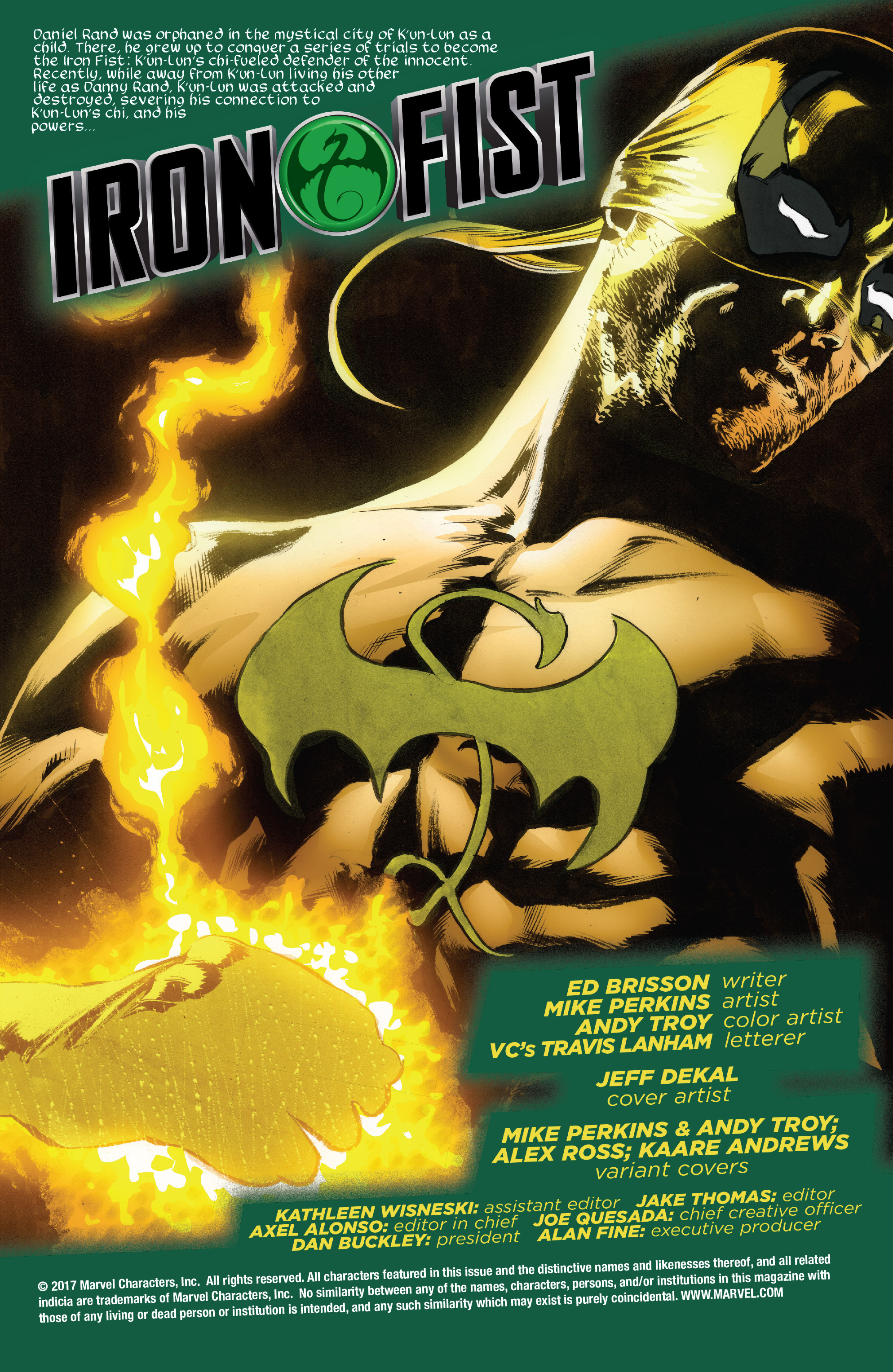 Read online Iron Fist (2017) comic -  Issue #1 - 2