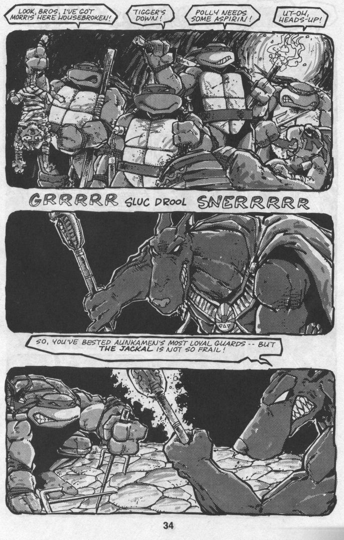 Read online Teenage Mutant Ninja Turtles (1984) comic -  Issue #32 - 34