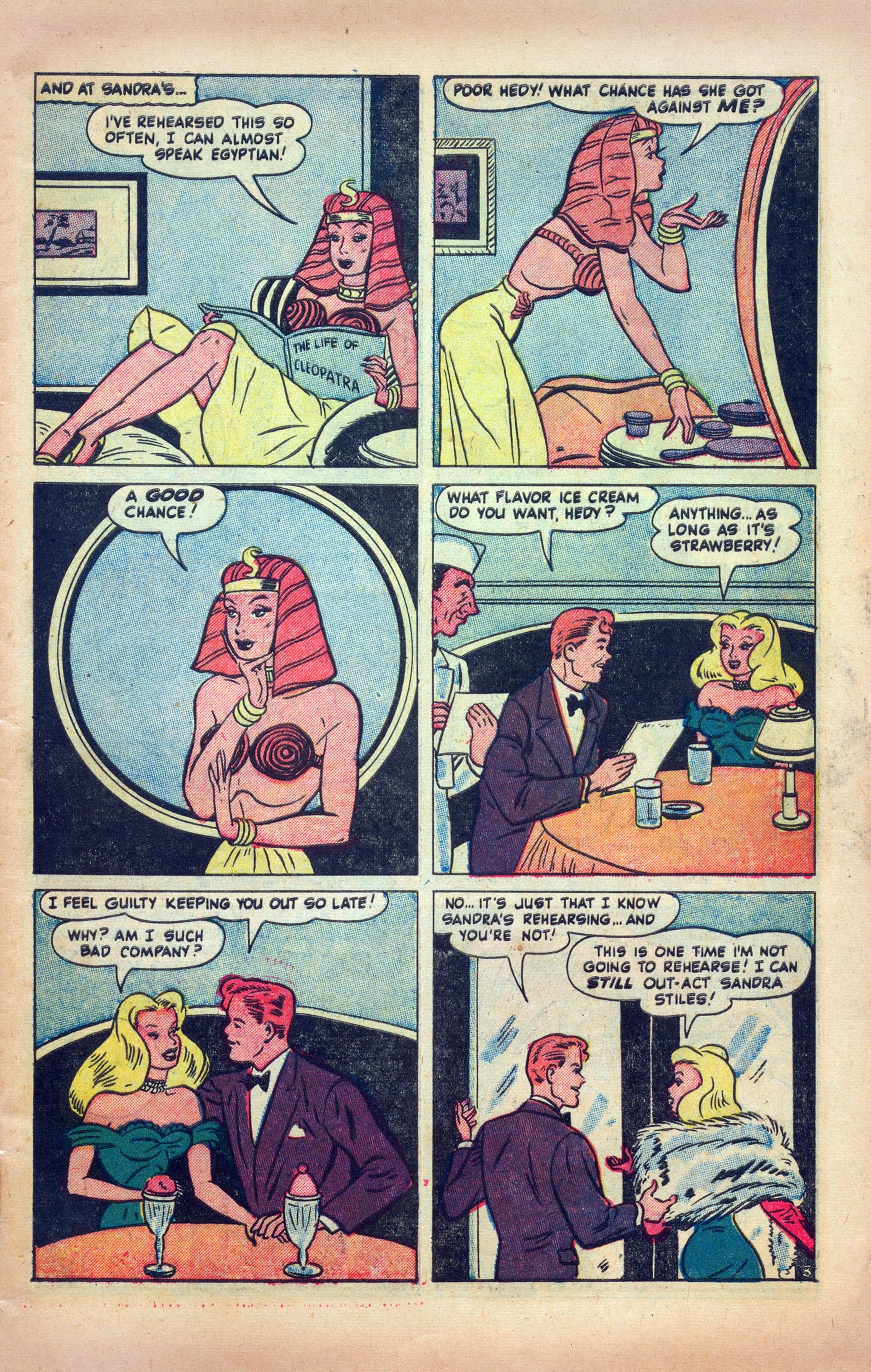 Read online Hedy Of Hollywood Comics comic -  Issue #49 - 5