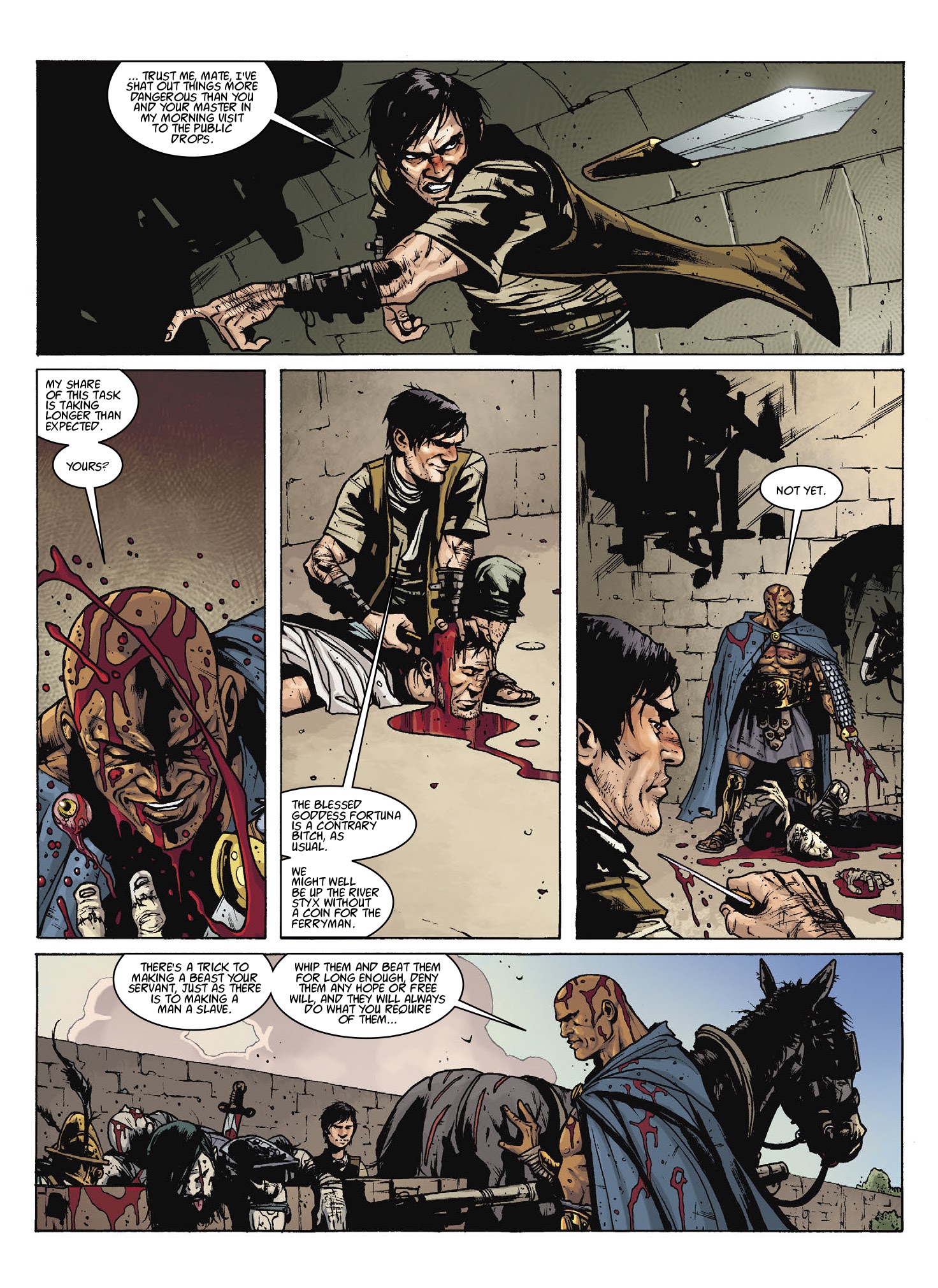 Read online Aquila: The Burning Fields comic -  Issue # TPB - 25