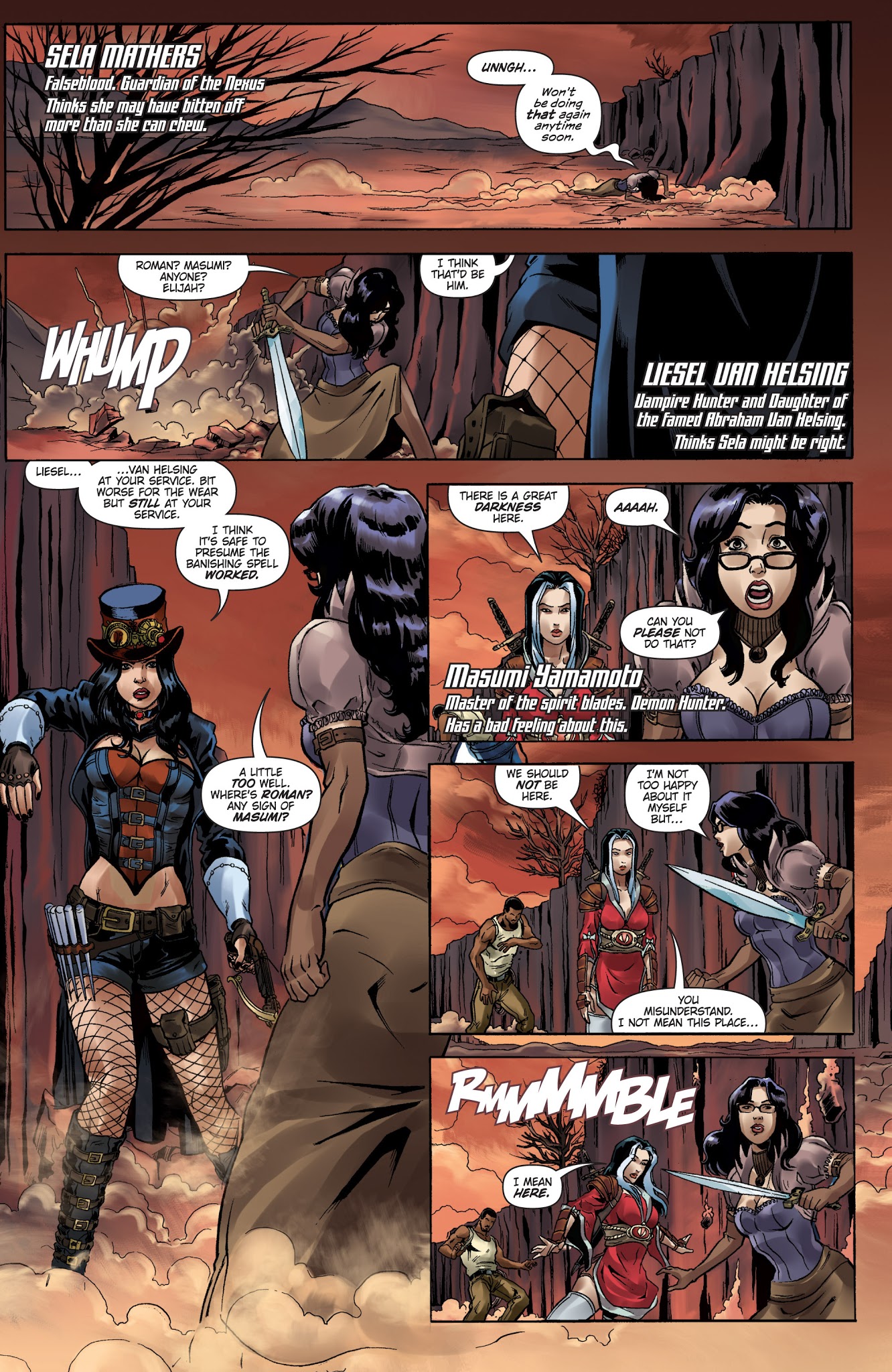 Read online Grimm Fairy Tales presents Hunters: The Shadowlands comic -  Issue # TPB - 12