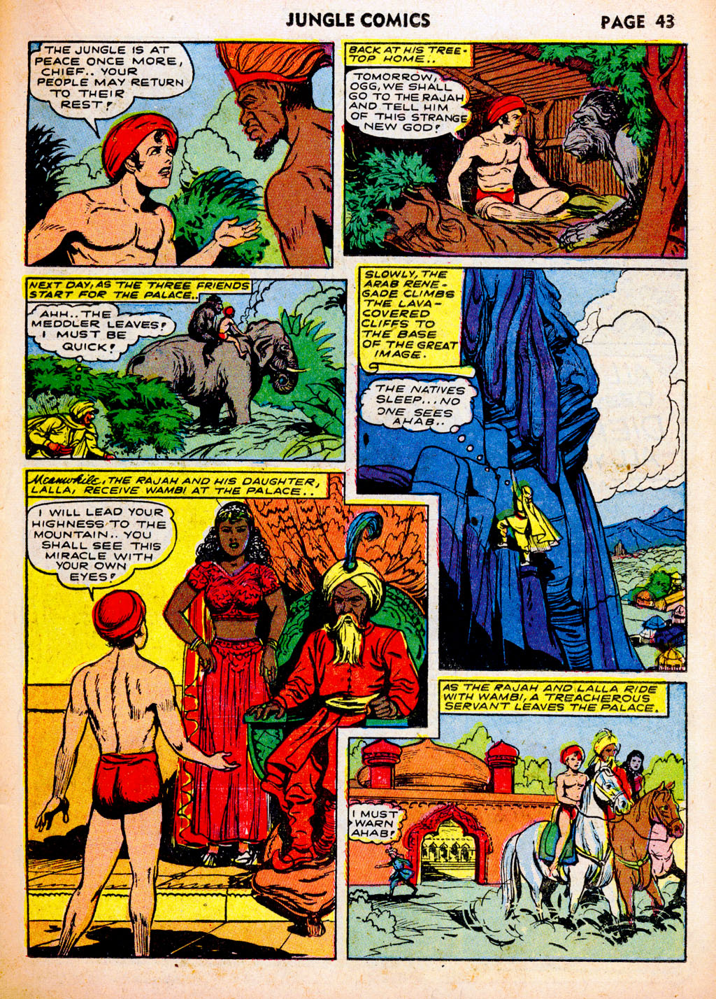 Read online Jungle Comics comic -  Issue #37 - 45