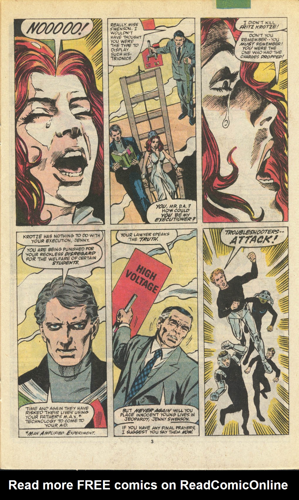 Read online Spitfire and the Troubleshooters comic -  Issue #7 - 4