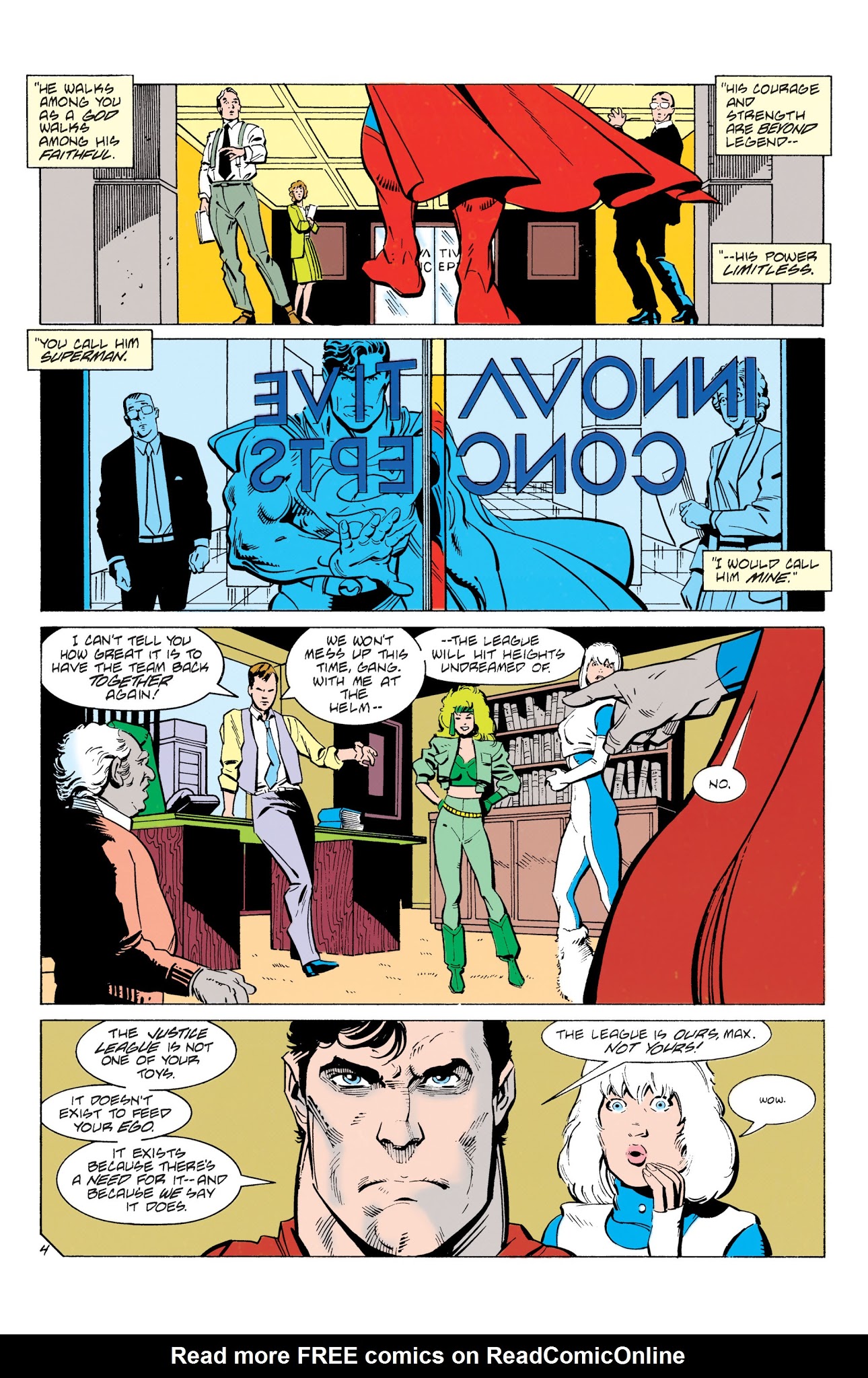 Read online Superman & The Justice League America comic -  Issue #1 - 48