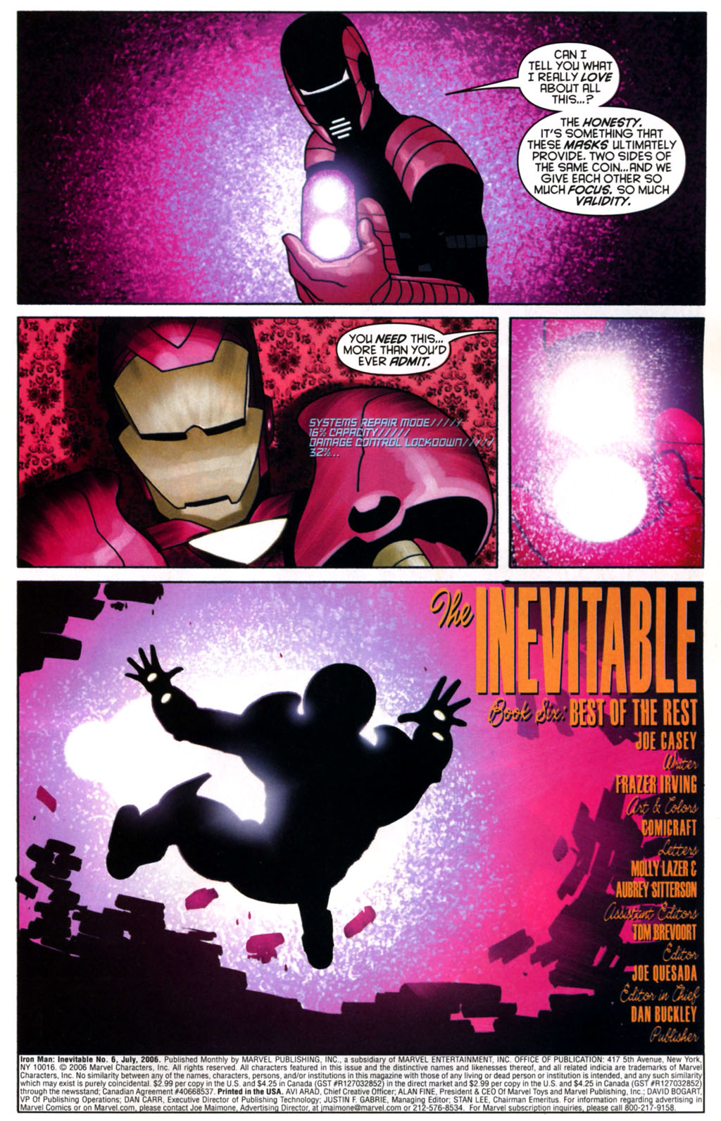 Read online Iron Man: Inevitable comic -  Issue #6 - 2