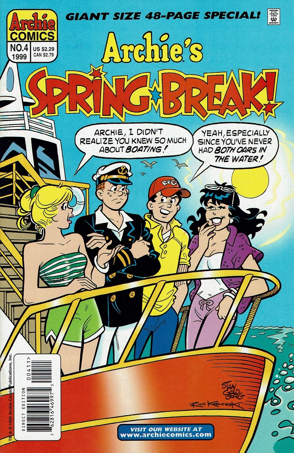 Read online Archie's Spring Break comic -  Issue #4 - 1
