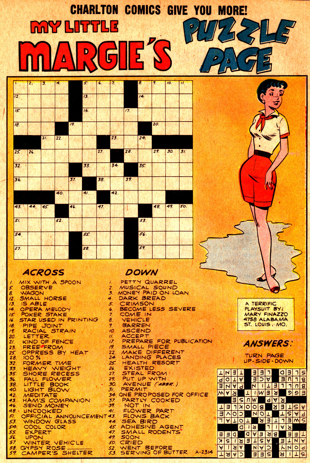 Read online My Little Margie (1954) comic -  Issue #45 - 19