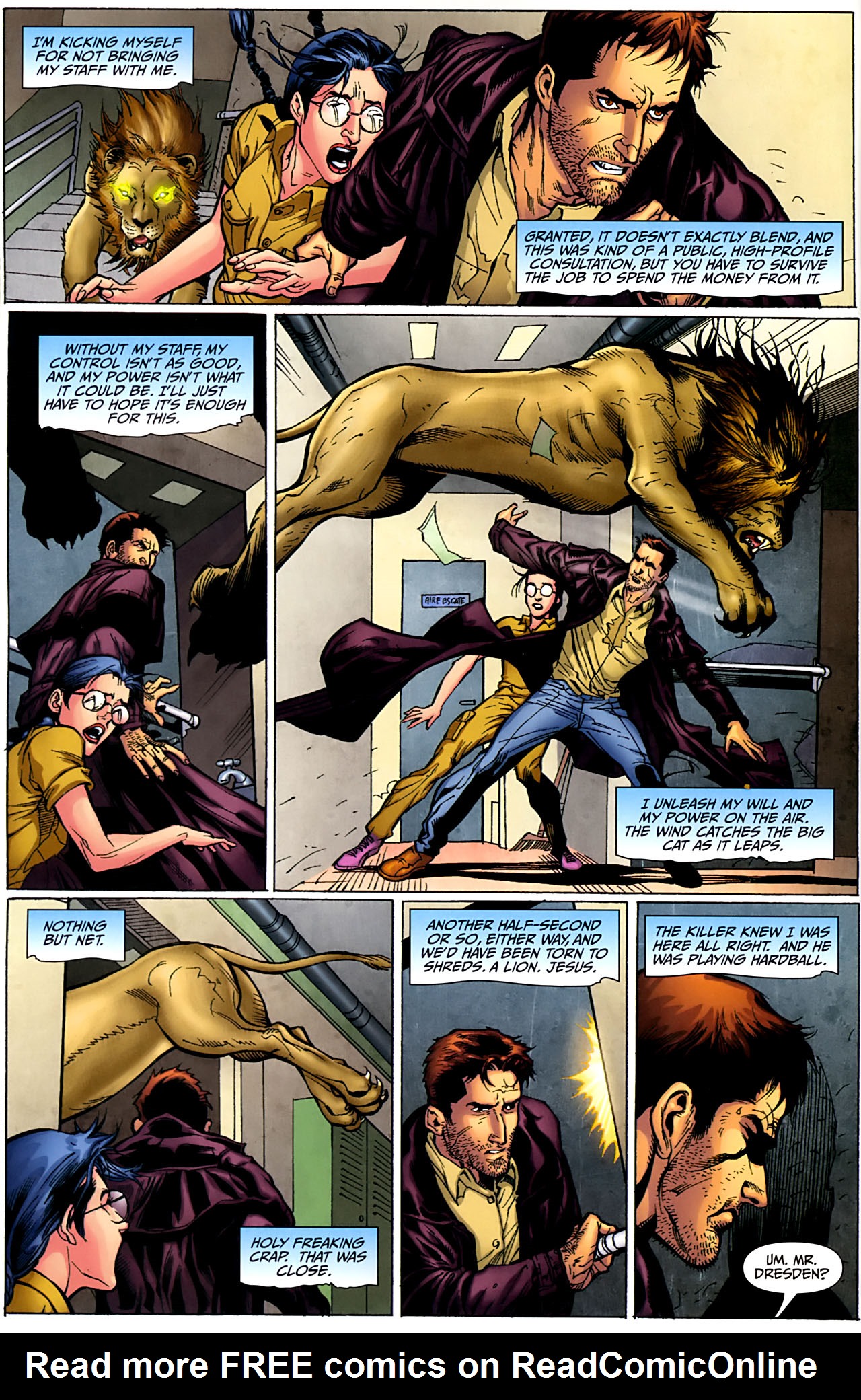 Read online Jim Butcher's The Dresden Files: Welcome to the Jungle comic -  Issue #1 - 35