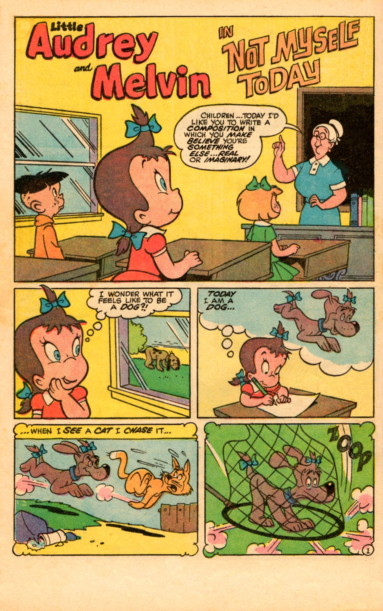 Read online Little Audrey And Melvin comic -  Issue #37 - 12