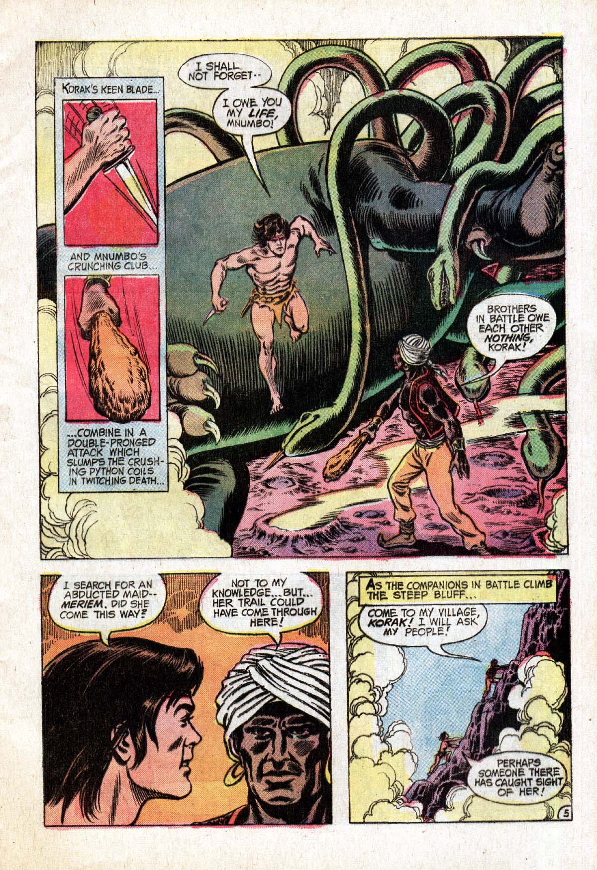 Read online Korak, Son of Tarzan (1972) comic -  Issue #54 - 8