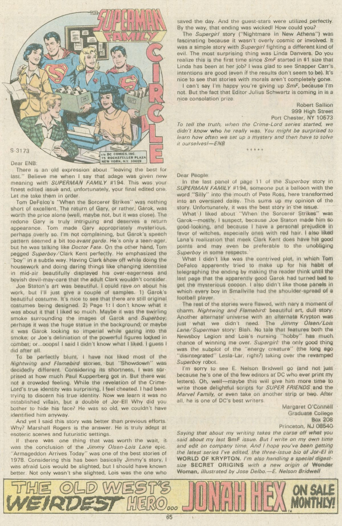 Read online The Superman Family comic -  Issue #197 - 65