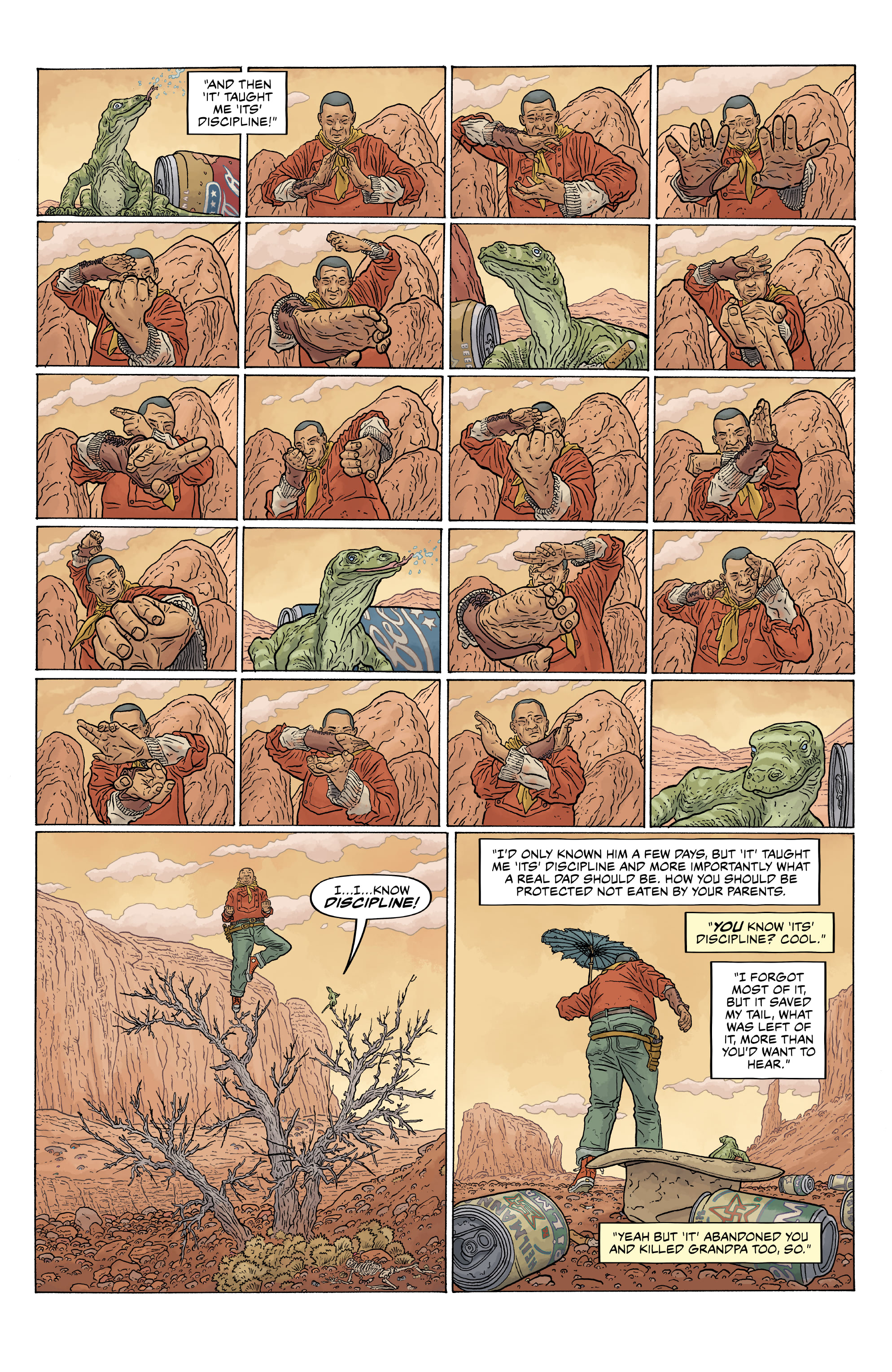 Read online Shaolin Cowboy: Cruel to Be Kin comic -  Issue #4 - 14