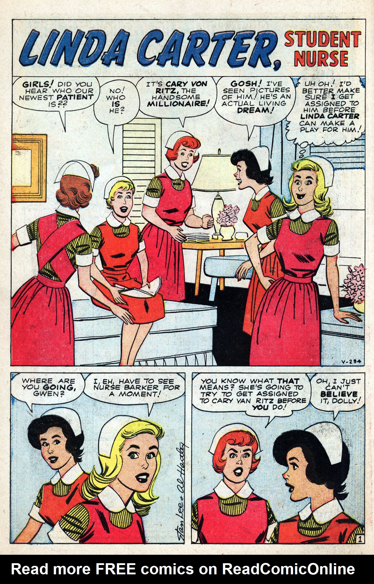 Read online Linda Carter, Student Nurse comic -  Issue #1 - 10