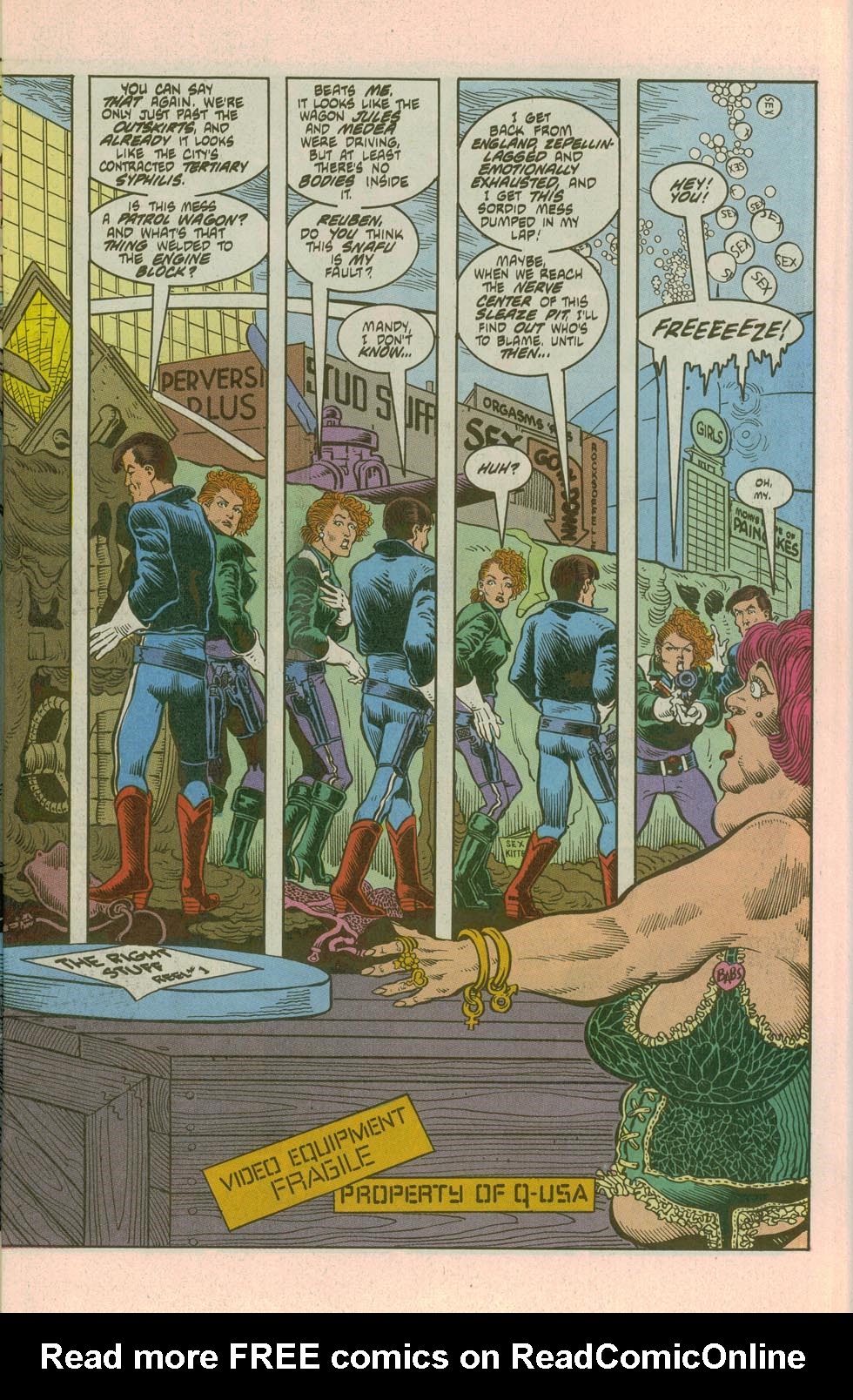 Read online American Flagg! comic -  Issue #27 - 6