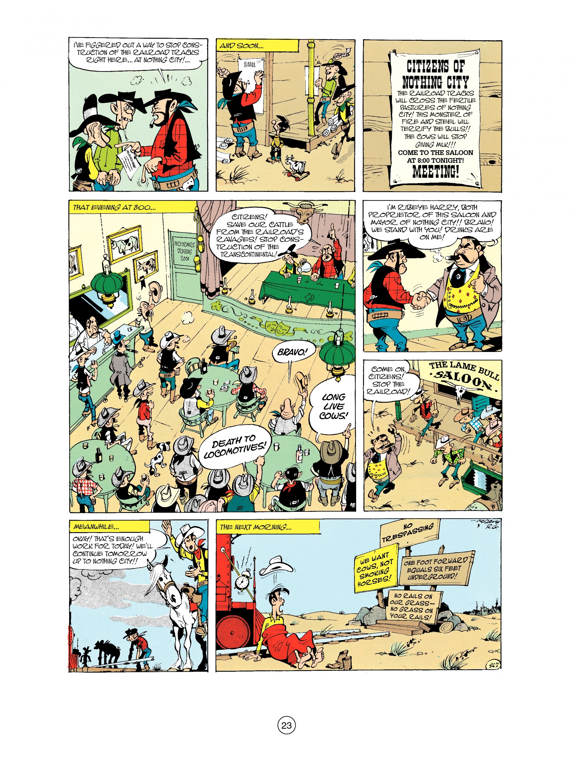 Read online A Lucky Luke Adventure comic -  Issue #32 - 23