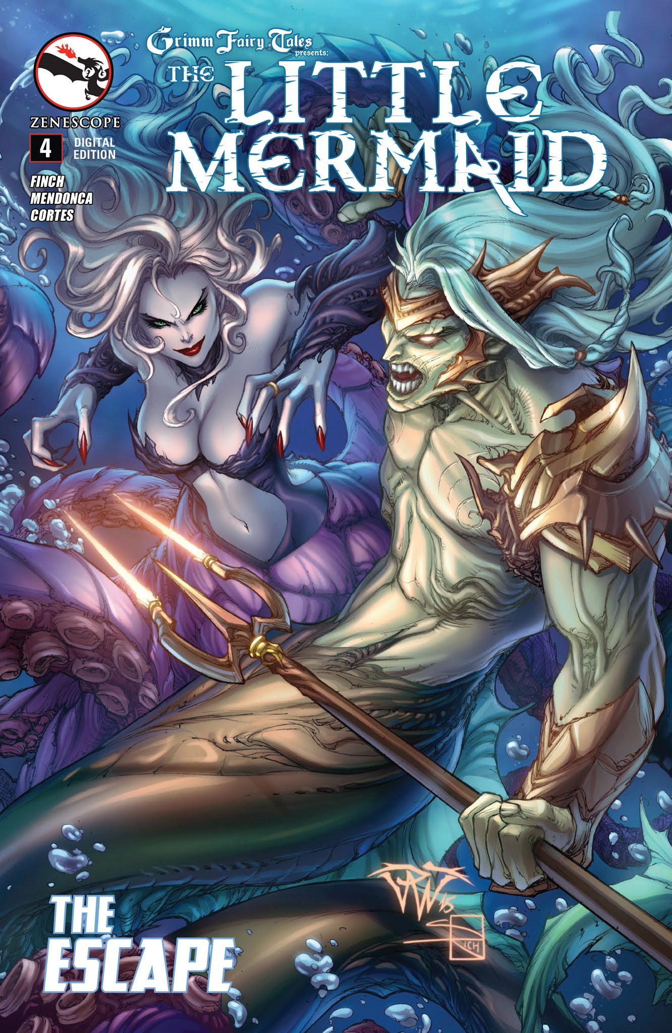 Read online Grimm Fairy Tales presents The Little Mermaid comic -  Issue #4 - 1