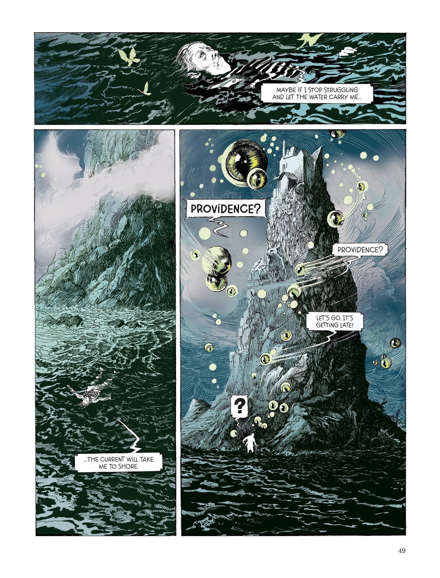Read online The Monstrous Dreams of Mr. Providence comic -  Issue # TPB - 50