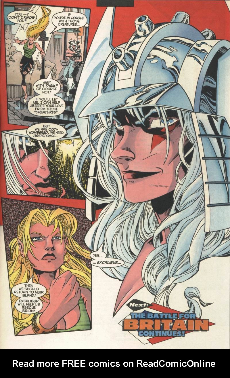 Read online Excalibur (1988) comic -  Issue #108 - 22