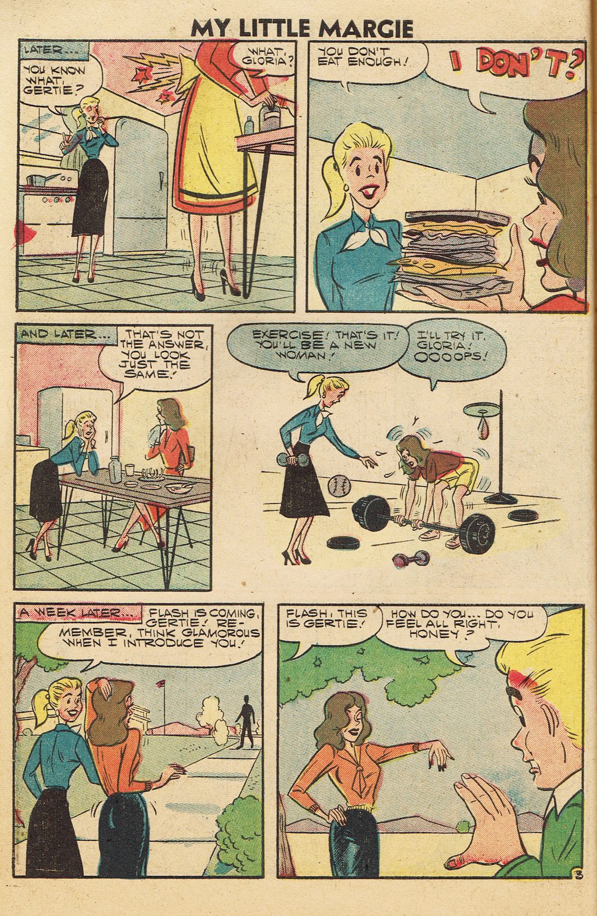 Read online My Little Margie (1954) comic -  Issue #20 - 55