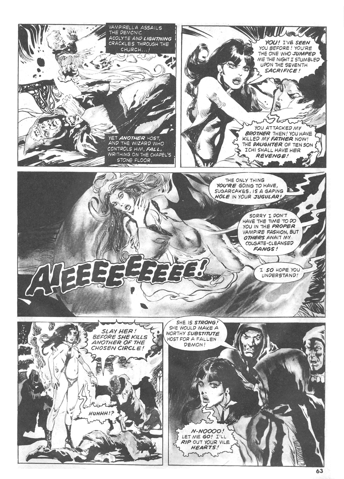 Read online Vampirella (1969) comic -  Issue #73 - 63