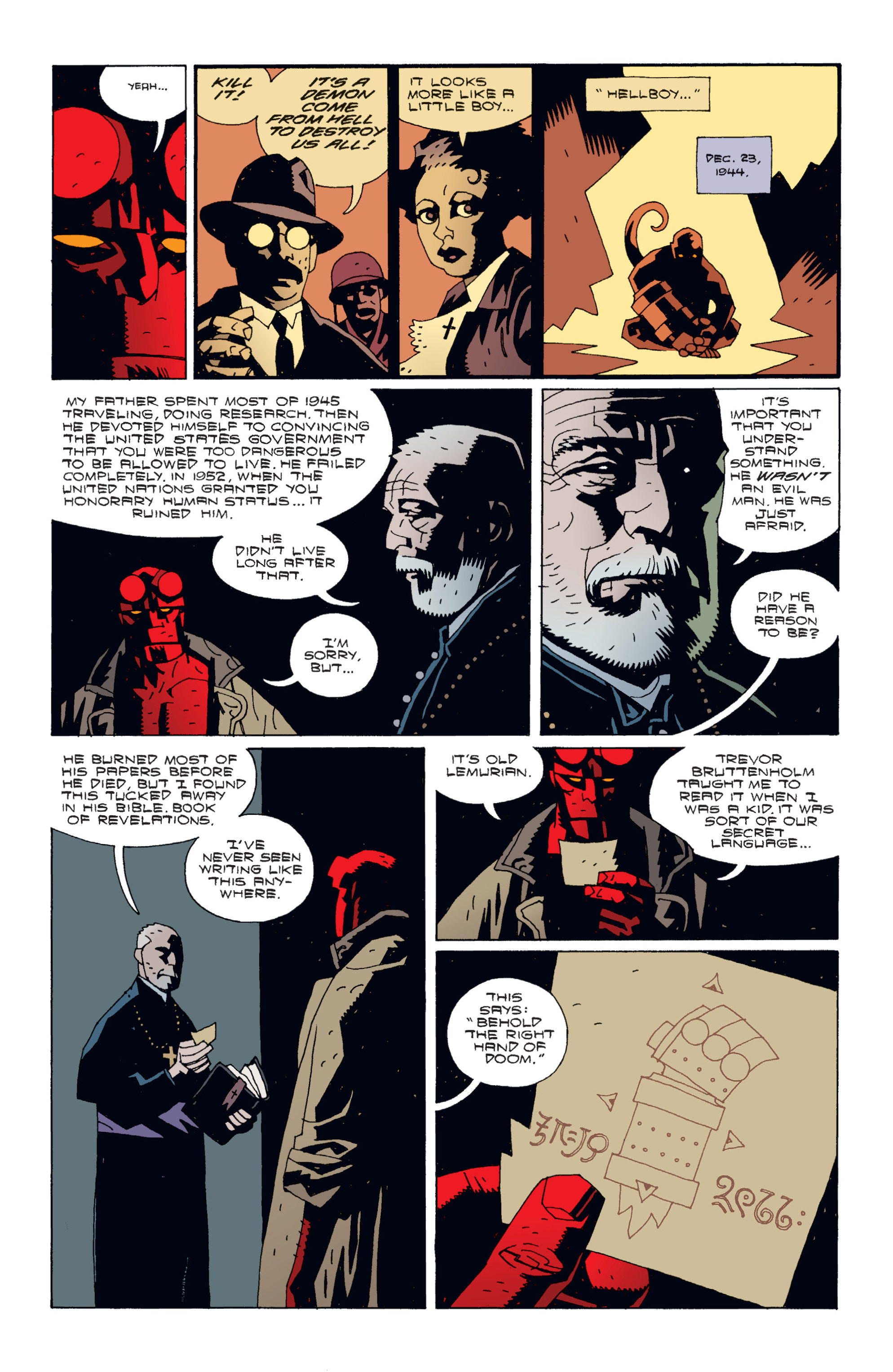 Read online Hellboy comic -  Issue #4 - 68