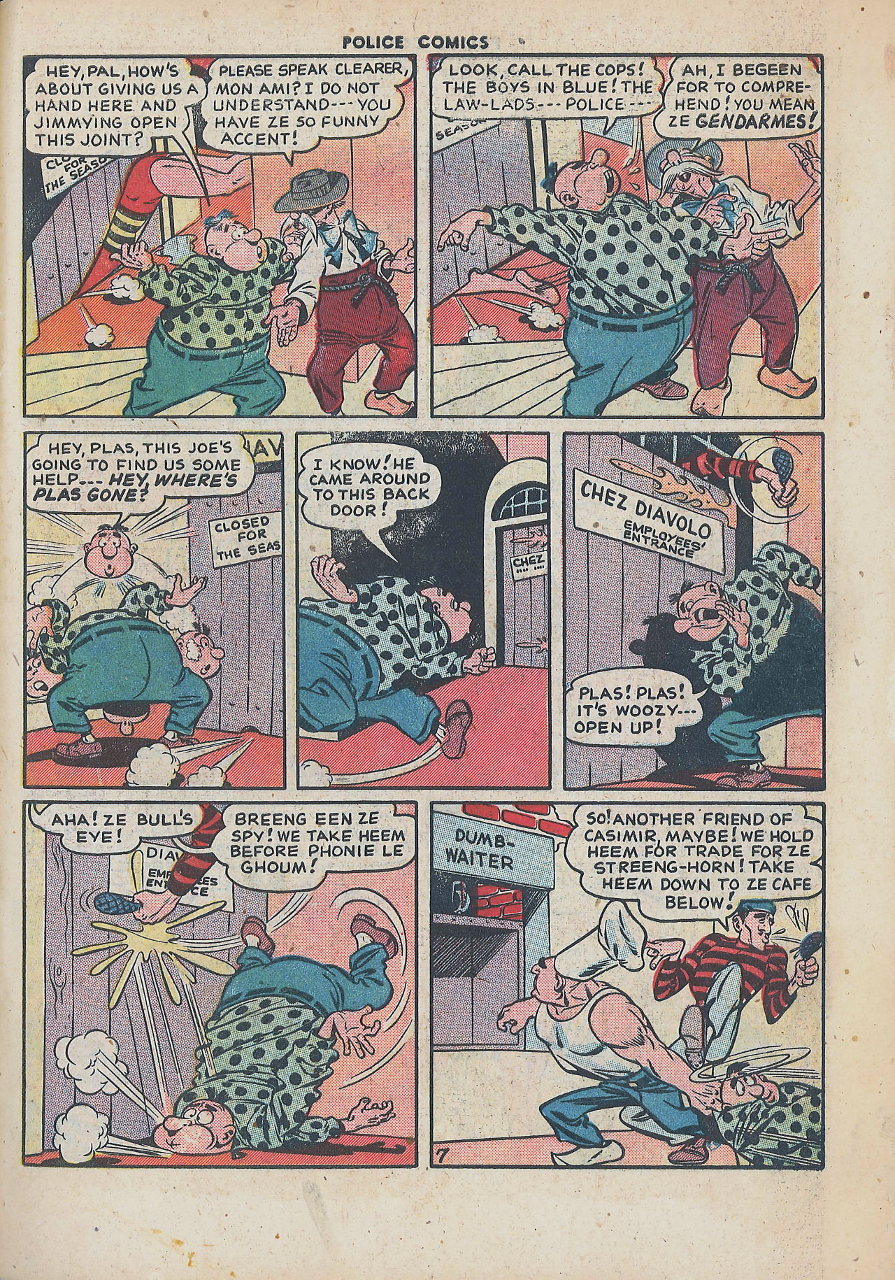 Read online Police Comics comic -  Issue #87 - 9