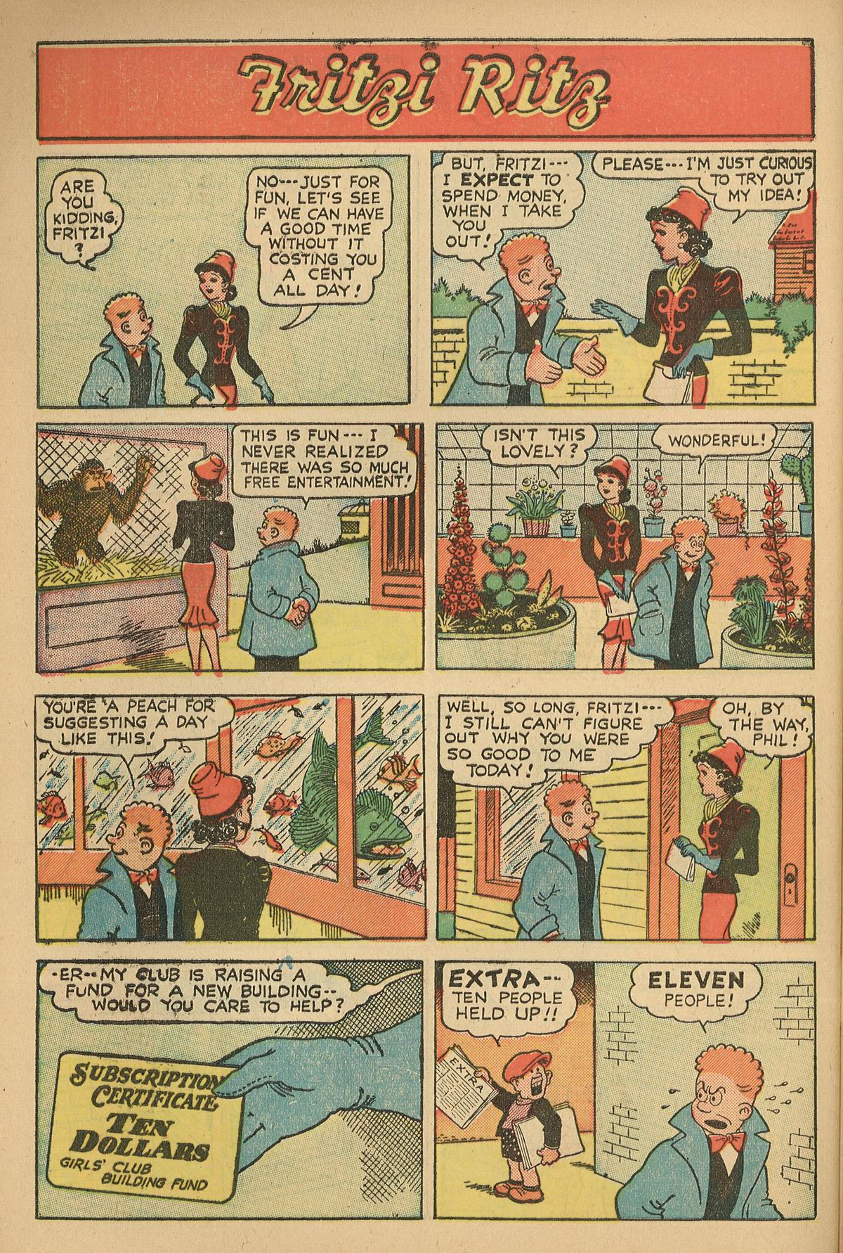 Read online Fritzi Ritz (1948) comic -  Issue #4 - 32