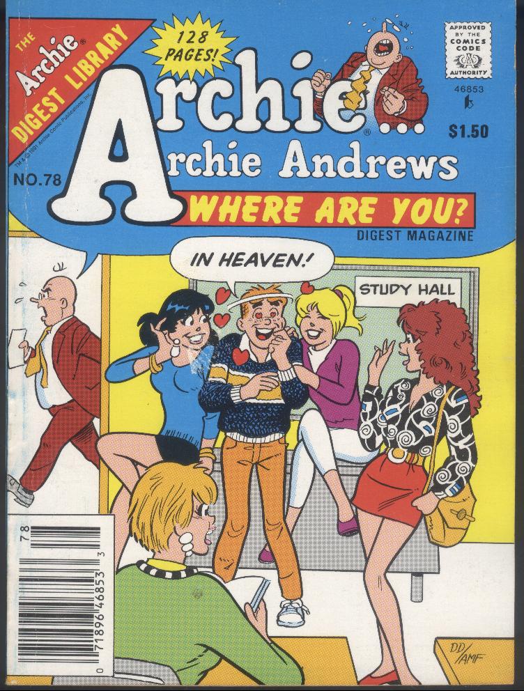 Read online Archie...Archie Andrews, Where Are You? Digest Magazine comic -  Issue #78 - 1