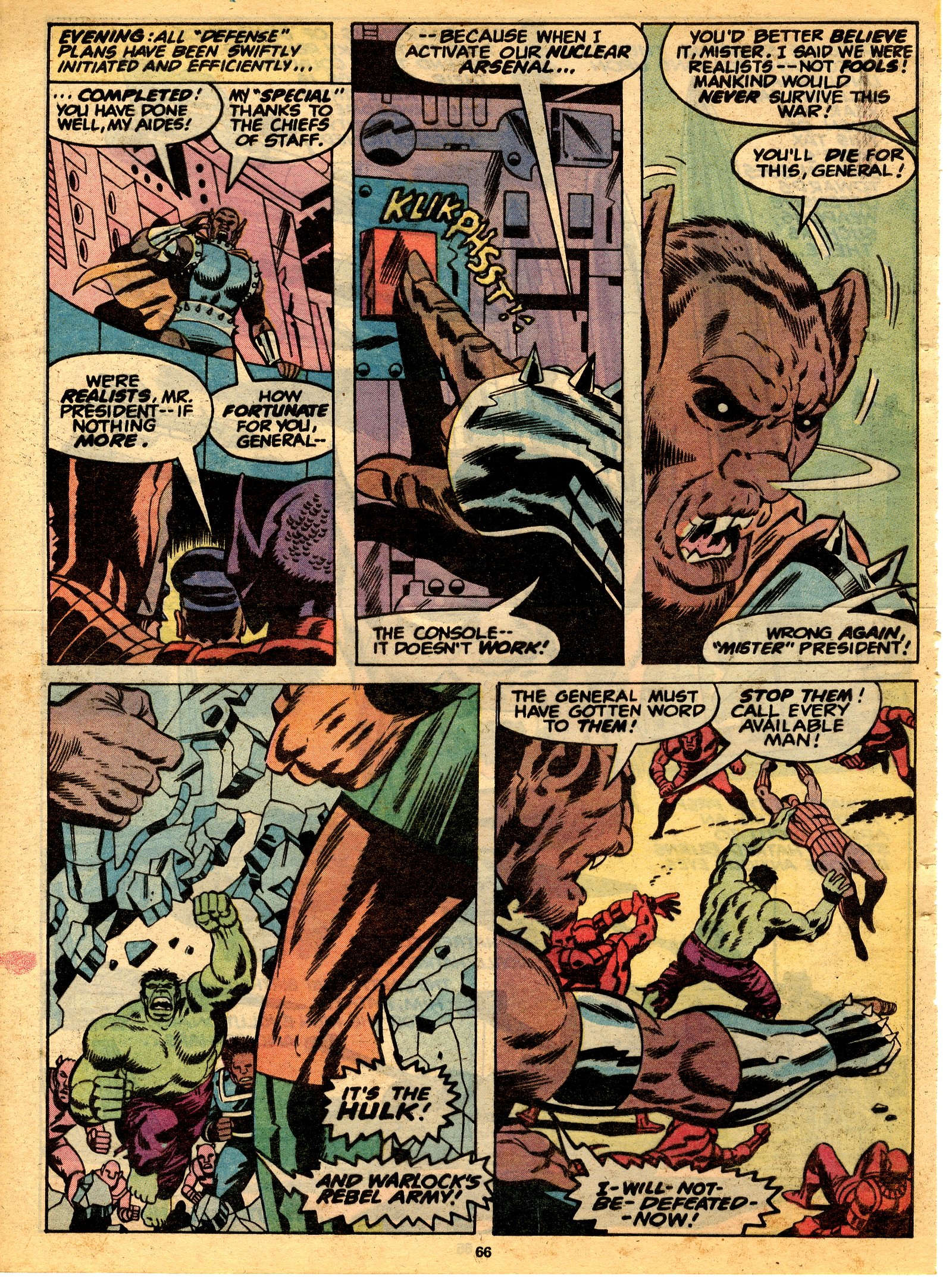 Read online Marvel Treasury Edition comic -  Issue #24 - 68
